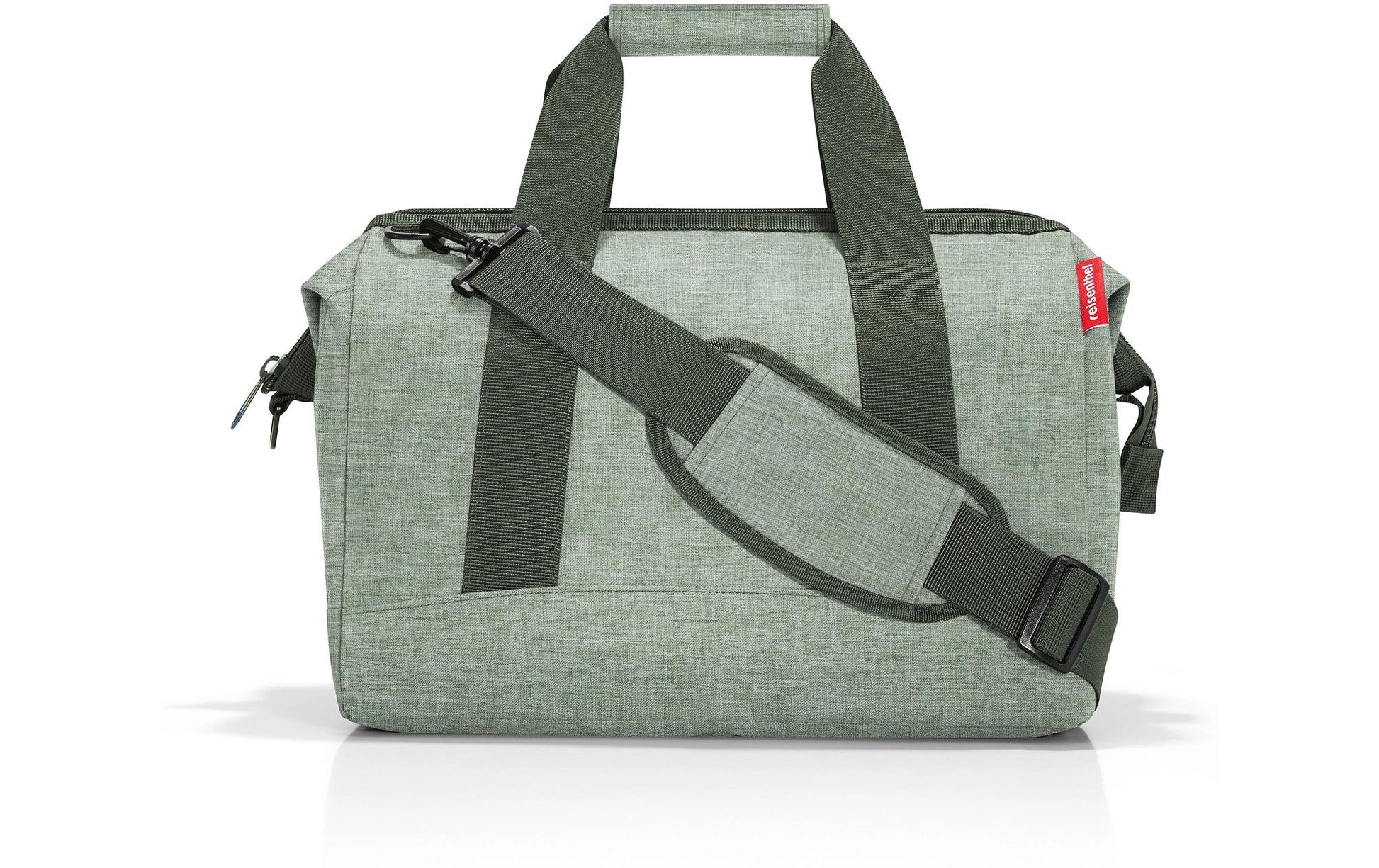 Reisenthel Umhängetasche Allrounder M – 18 l, Polyester, Twist Sage, 40 × 33,5 × 24 cm