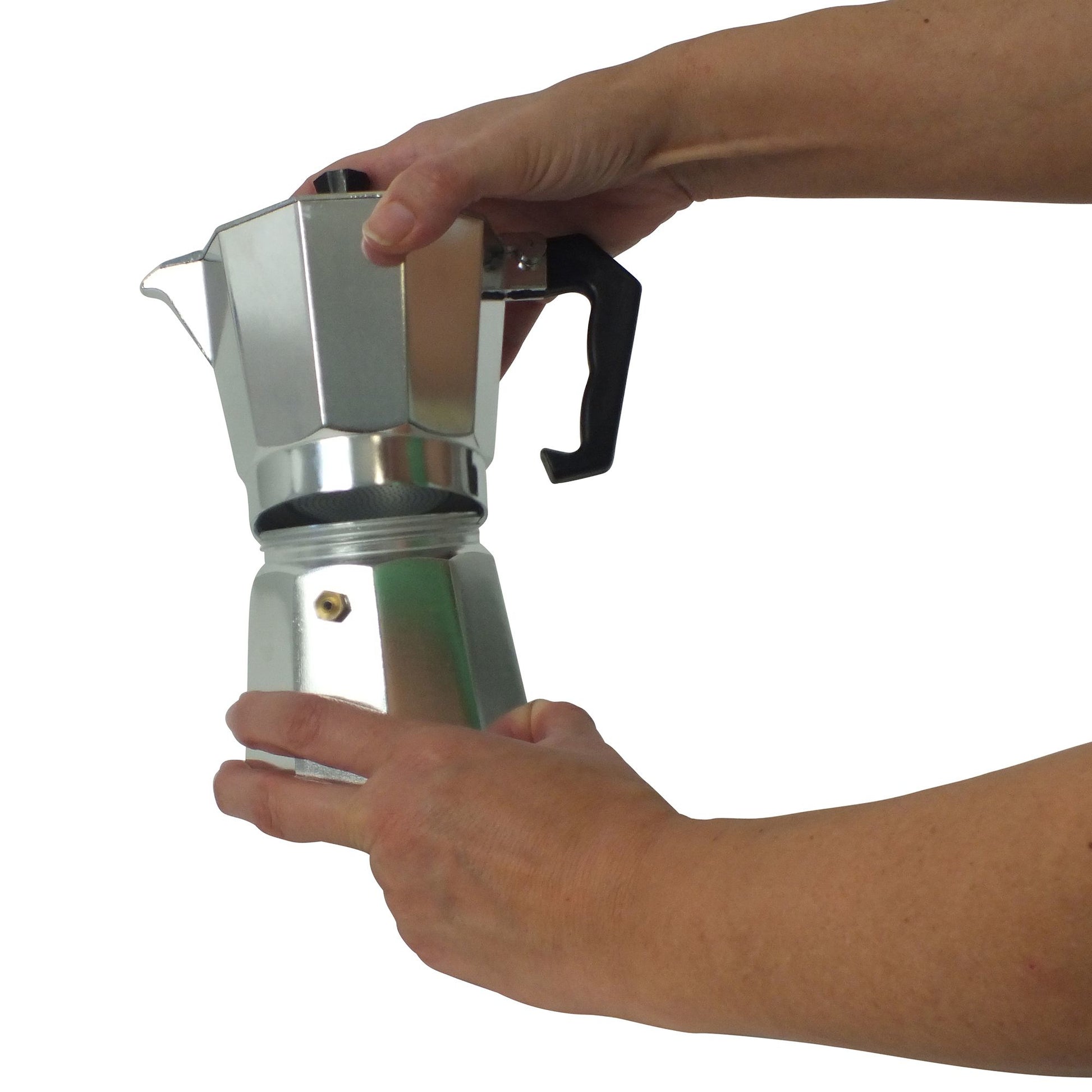 Kela French Press / Kaffeebereiter – für Glaskeramik, 0,2 l, 3 Tassen, Aluminium