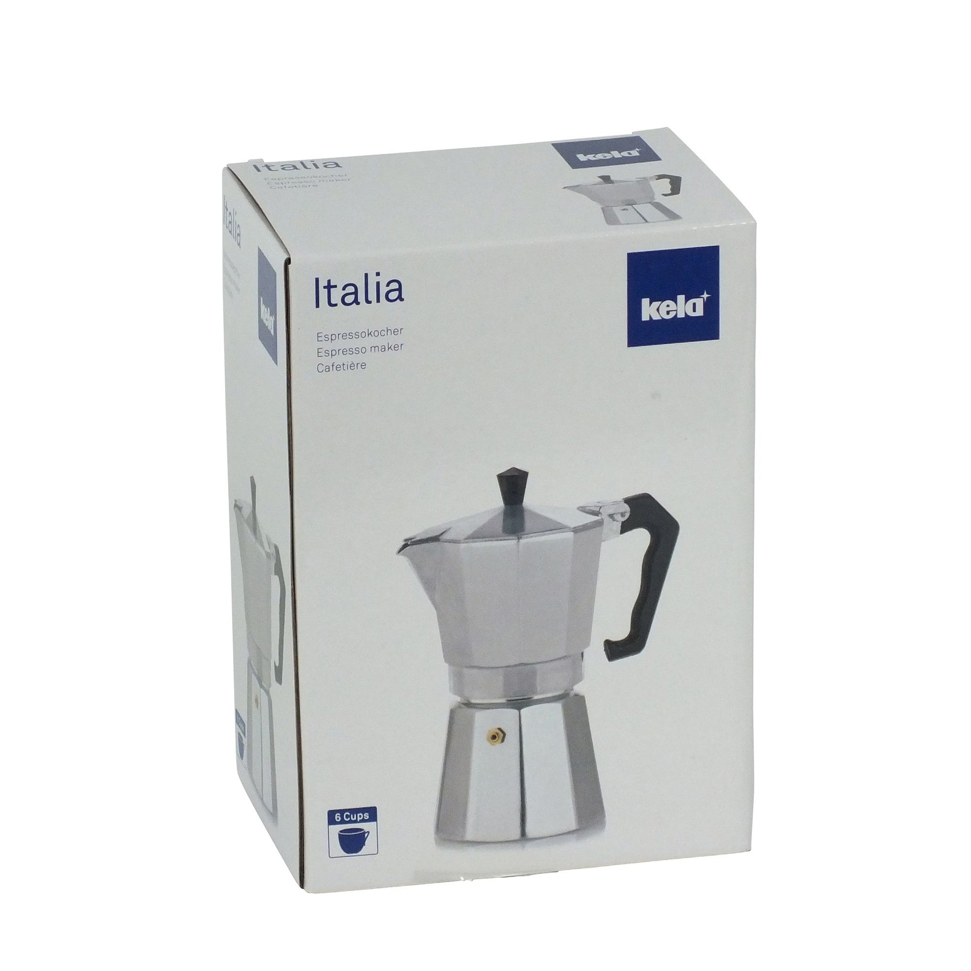 Kela French Press / Kaffeebereiter – 6 Tassen, Aluminium