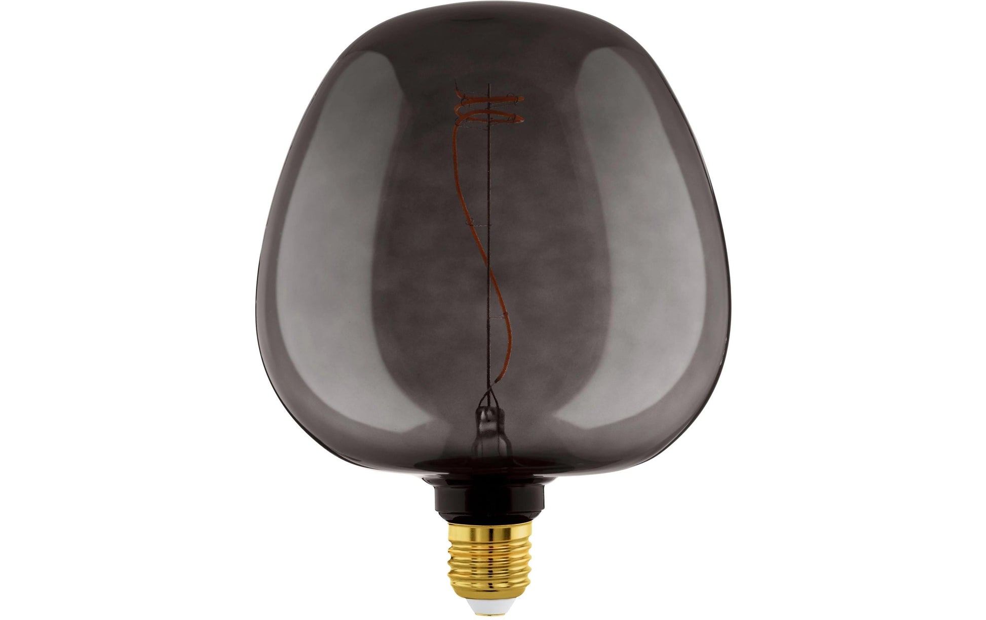 EGLO LED-Leuchtmittel Kugelform E27 – 4 W dimmbar, 40 lm, 2000 K warmweiss, 120°, schwarz