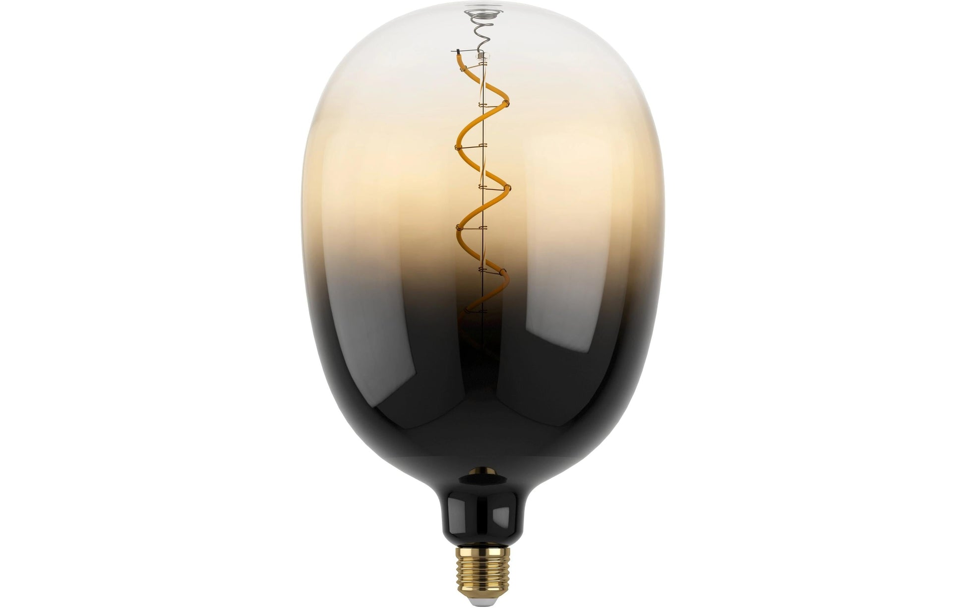 EGLO LED-Leuchtmittel Kugelform E27 – 4 W dimmbar, 100 lm, 1700 K Warmweiss, Braun