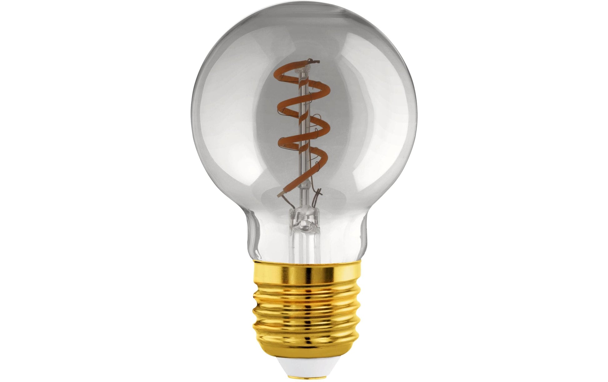 EGLO LED-Leuchtmittel E27 – 100 lm, 4 W, Warmweiss 2000 K – dimmbar – IP20 – 1 Stk. – Schwarz, Glas