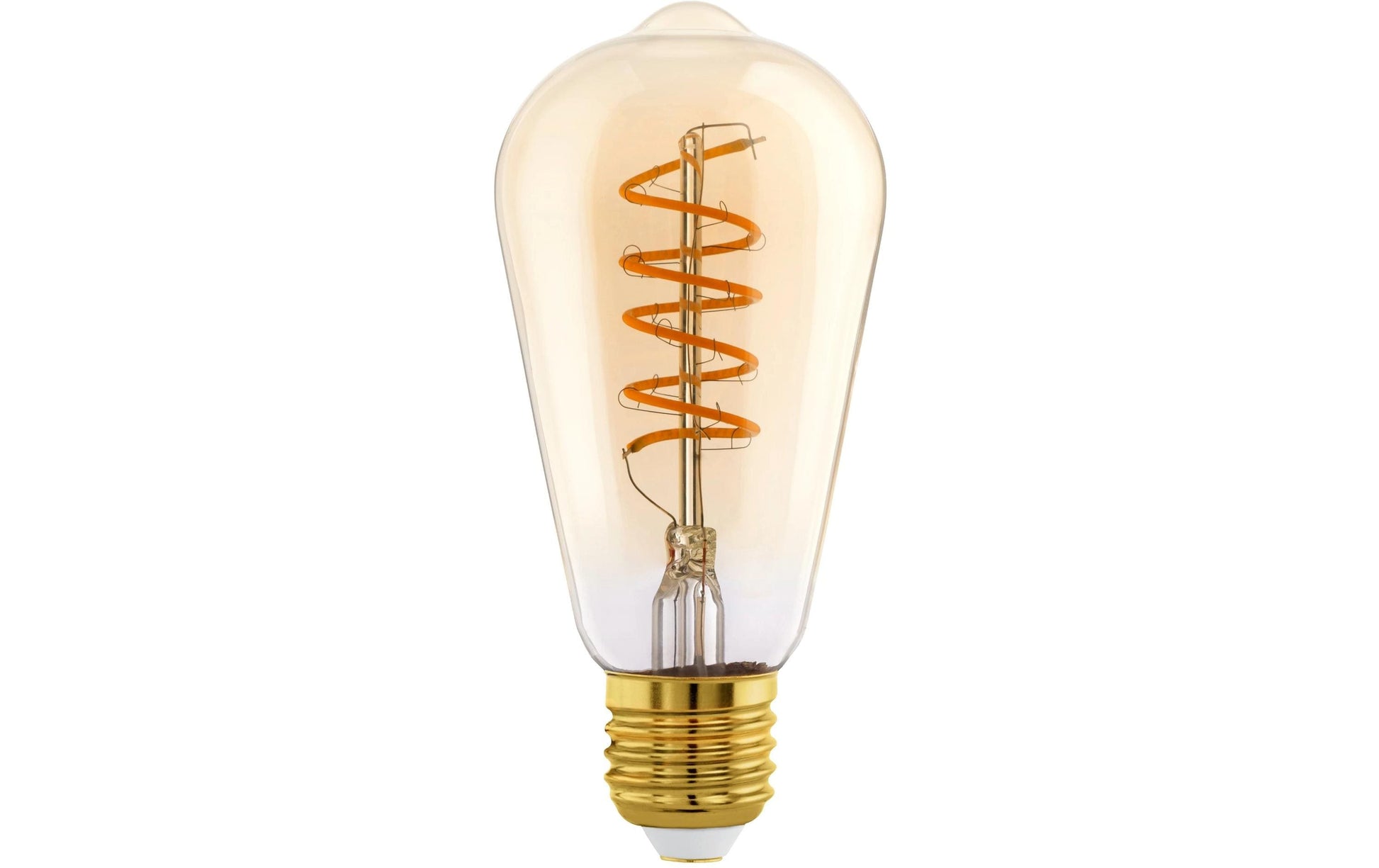EGLO LED-Leuchtmittel E27 ST64 – Warmweiss 2000 K, 245 lm, 4 W – IP20 – 1 Stk., Glas
