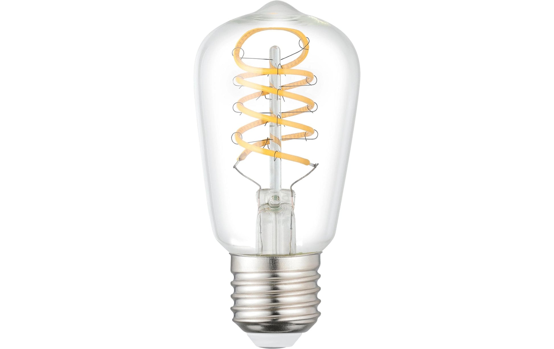 EGLO LED-Leuchtmittel E27 Globus – 806 lm, 7,3 W, Warmweiss 2700 K – IP20 – Transparent, Glas – 1 Stk.
