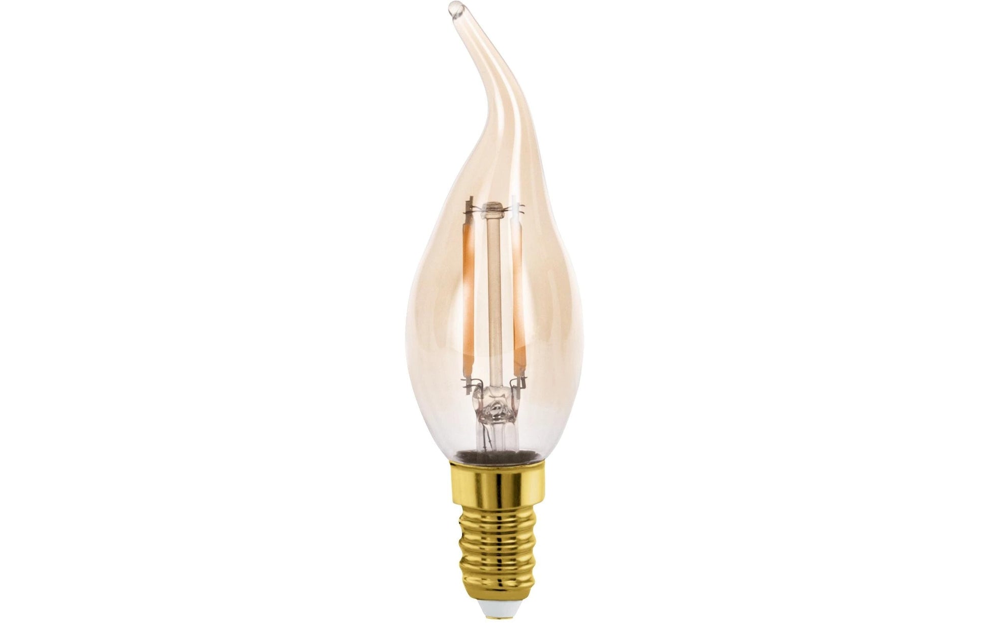 EGLO Leuchtmittel E14 Kerzenform – Warmweiss 2200 K, 270 lm, 4 W – 1 Stk., Glas