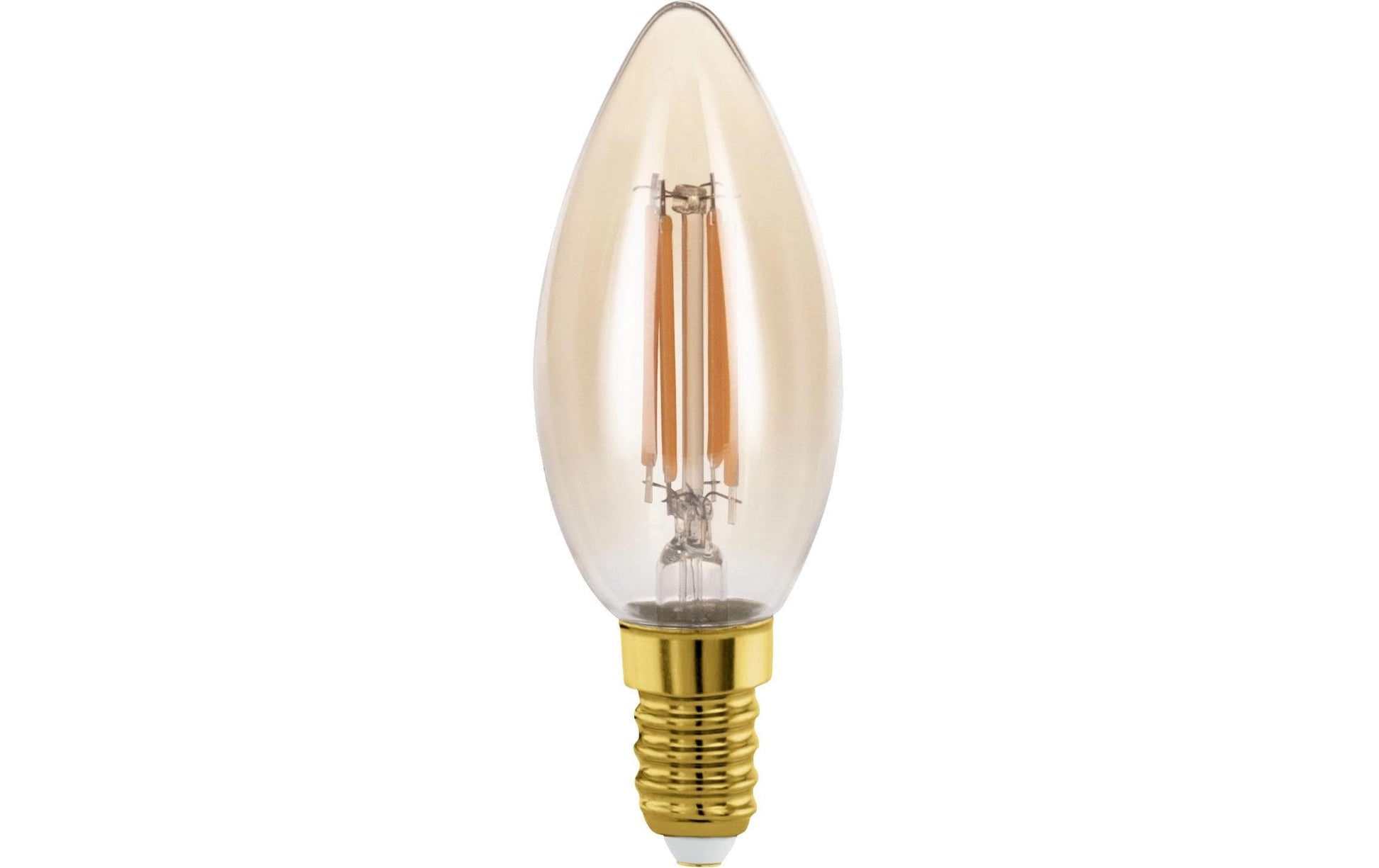EGLO Leuchtmittel E14 Kerze – 270 lm, 4 W, Warmweiss 2200 K – IP20 – 1 Stk. – Glas