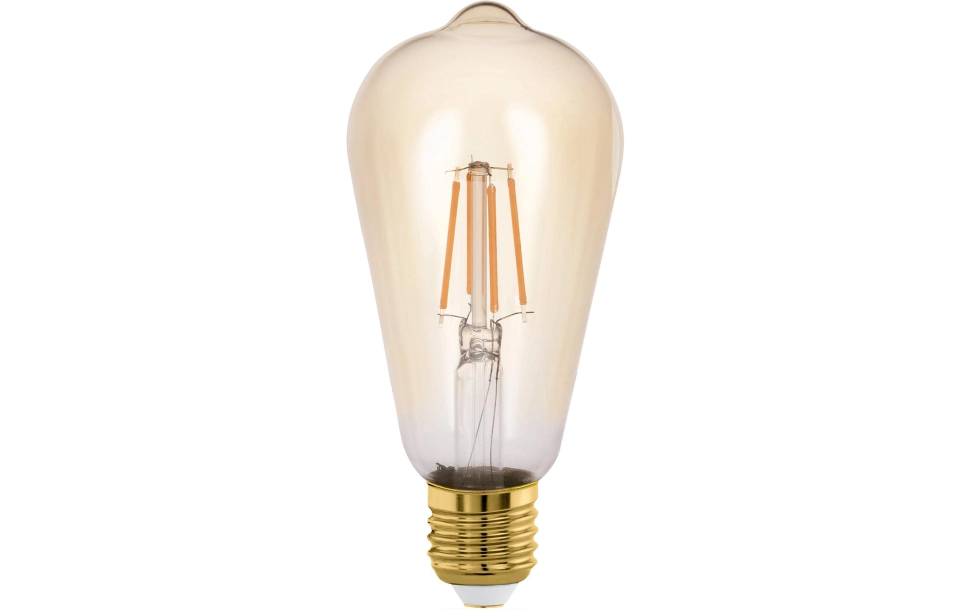 EGLO Leuchtmittel E27 ST64 – Warmweiss 2200 K, 270 lm, 4 W – IP20 – 1 Stk., Glas