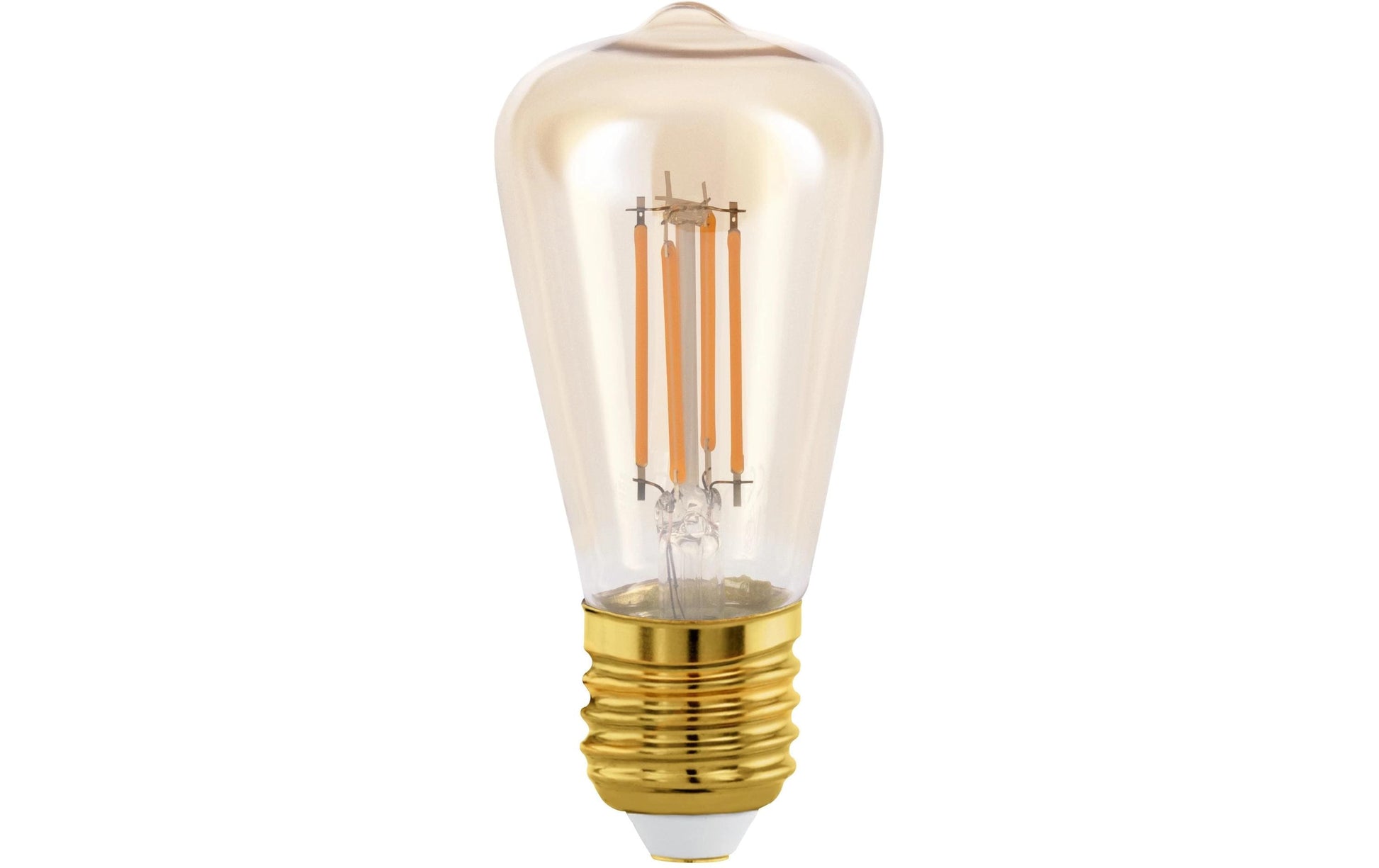 EGLO LED-Leuchtmittel E27 ST48 – Warmweiss 2200 K, 270 lm, 4 W – 1 Stk., Glas