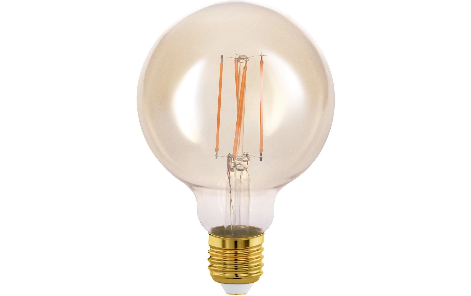 EGLO Leuchtmittel E27 Globus (G95) – Warmweiss 2200 K, 350 lm, 4 W – 1 Stk. – Glas