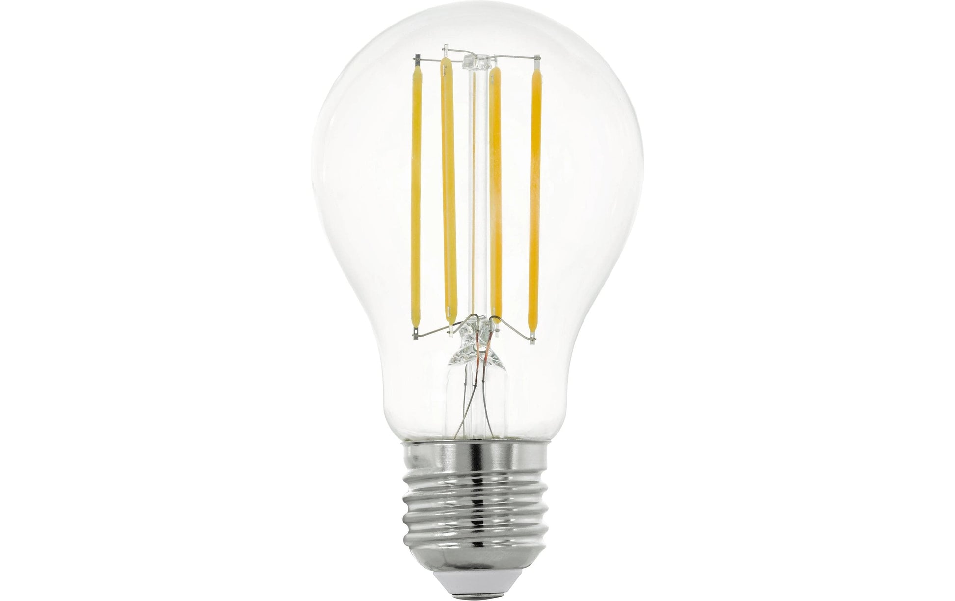 EGLO Leuchtmittel E27 A60 – Warmweiss 2700 K, 1055 lm, 9 W, dimmbar – IP20 – 1 Stk. – Transparent, Glas