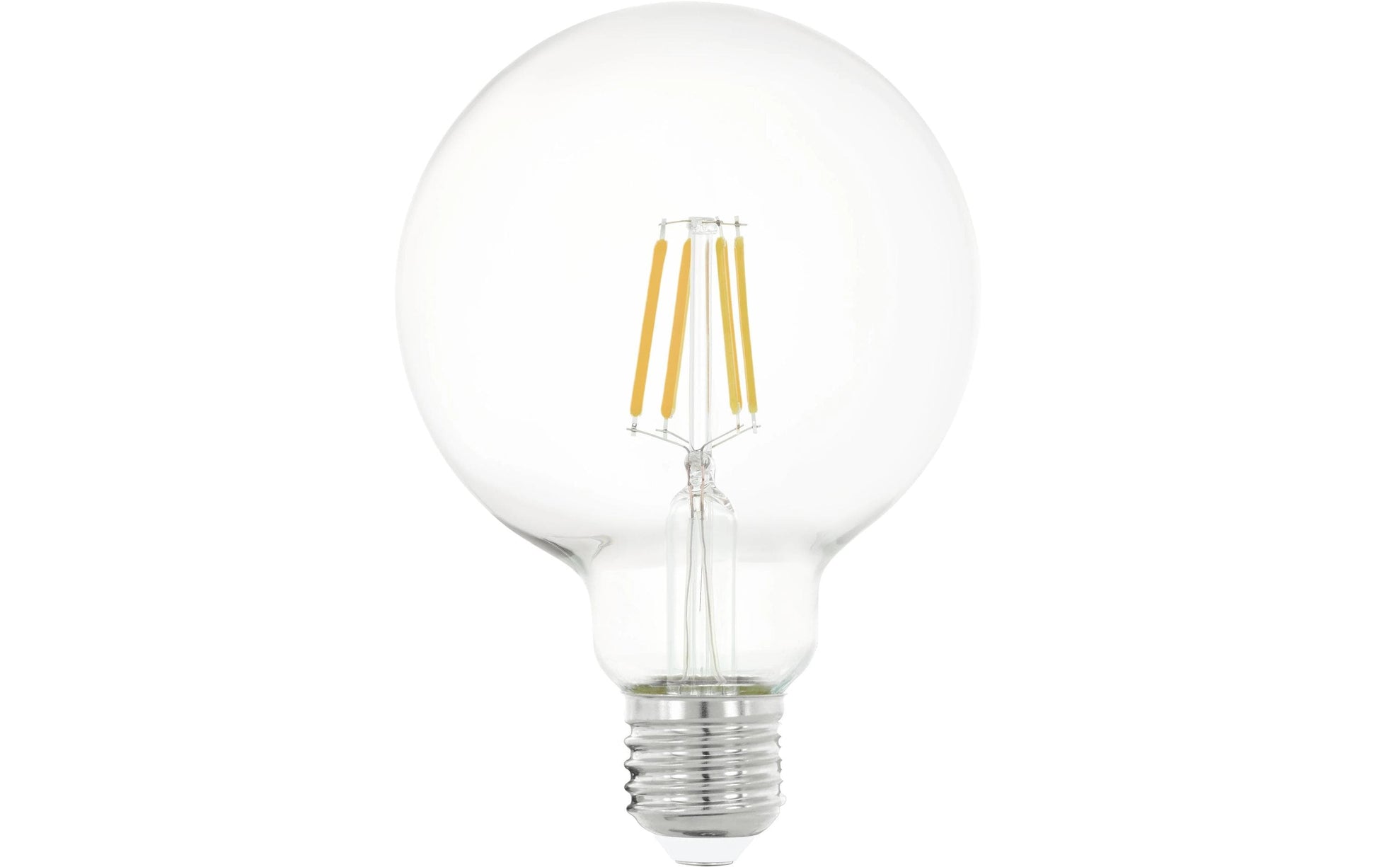 EGLO Leuchtmittel E27 Globus G95 – Warmweiss 2700 K, 470 lm, 4 W – IP20 – Transparent, Glas – 1 Stk.