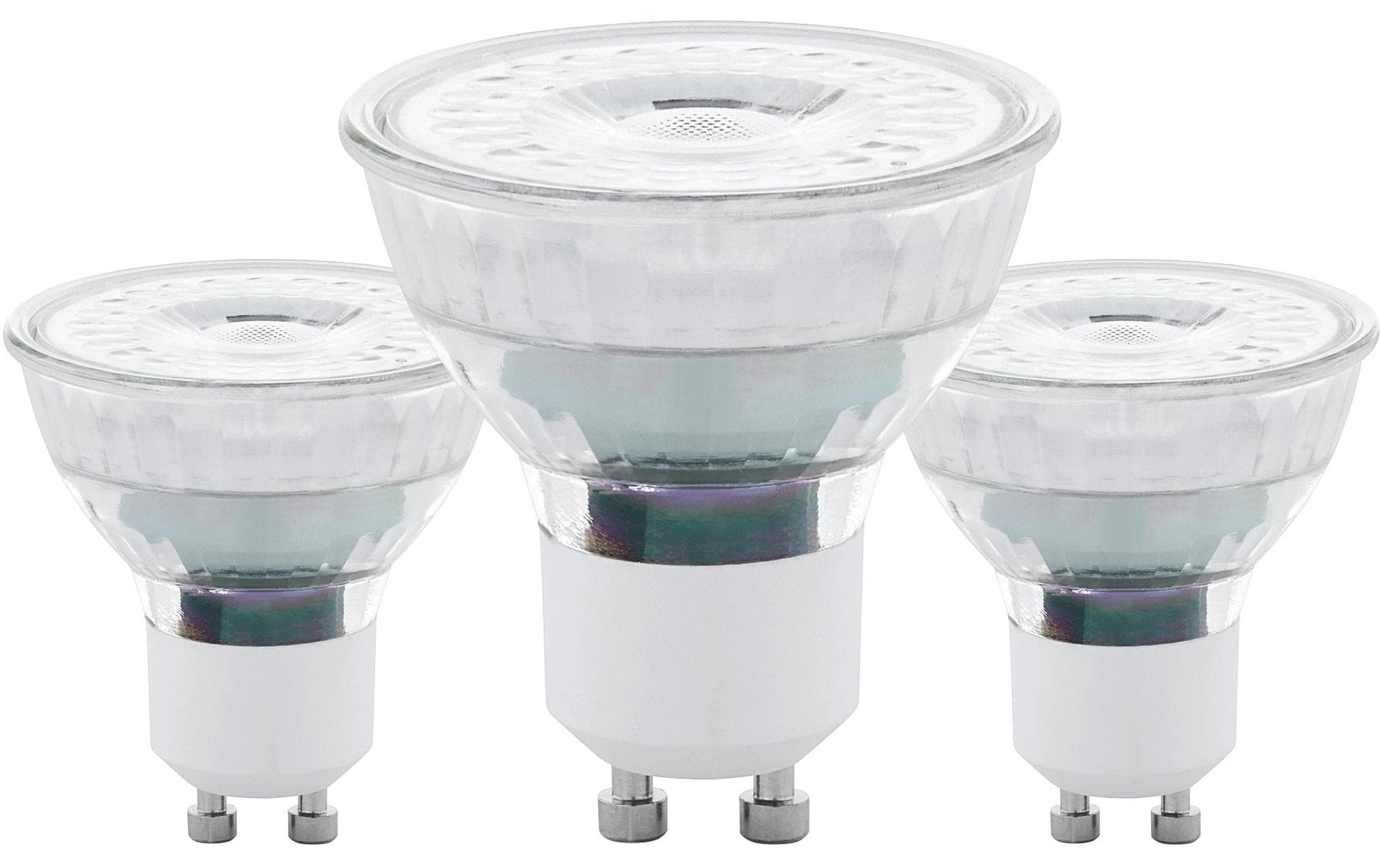 EGLO Leuchtmittel GU10 Globus – Warmweiss 2700 K, 345 lm, 4,5 W – IP20 – 1 Stk. – Transparent/Glas