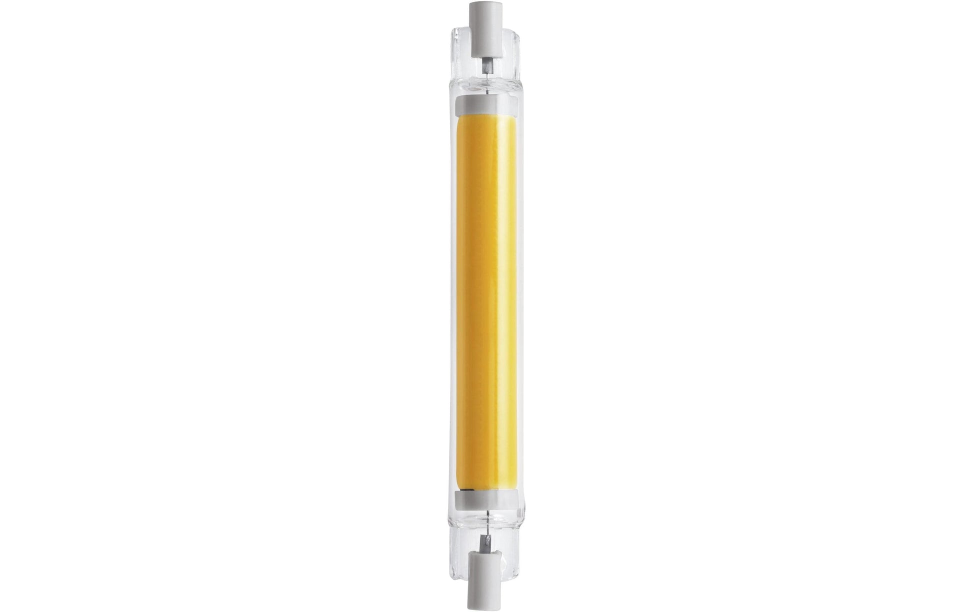 EGLO Leuchtmittel R7s (Rohrförmig) – Warmweiss 2700 K, 1055 lm, 9 W – 1 Stk., Transparent/Glas