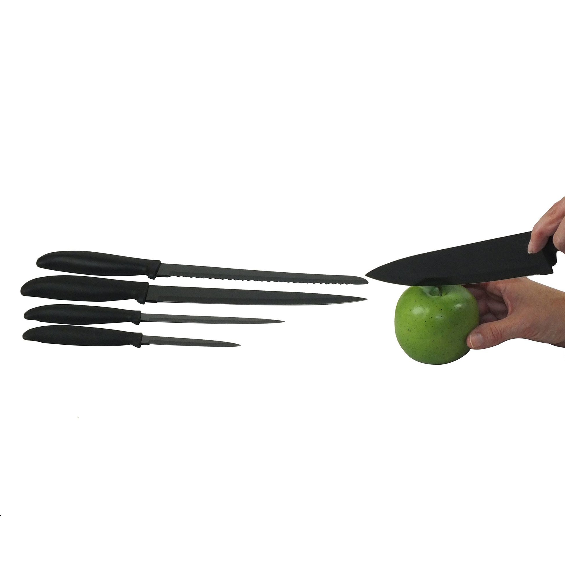 Kela Messerblock 6-teilig, Polypropylen (PP), schwarz