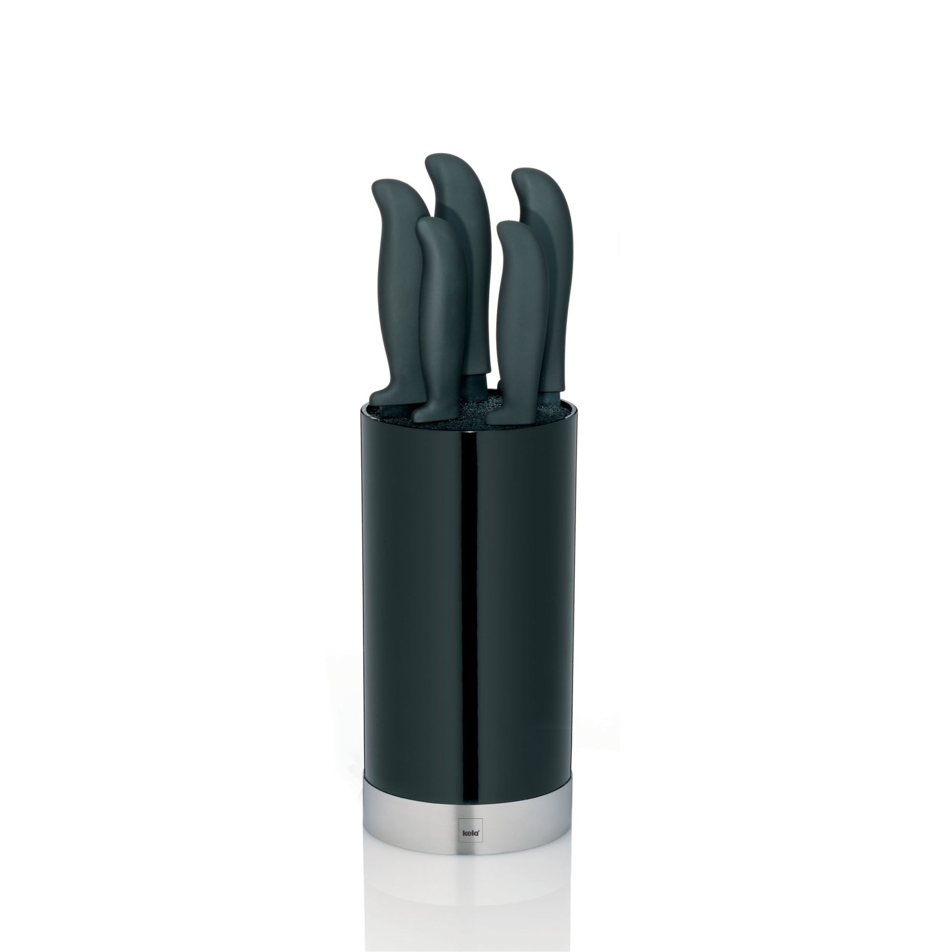 Kela Messerblock 6-teilig, Polypropylen (PP), schwarz
