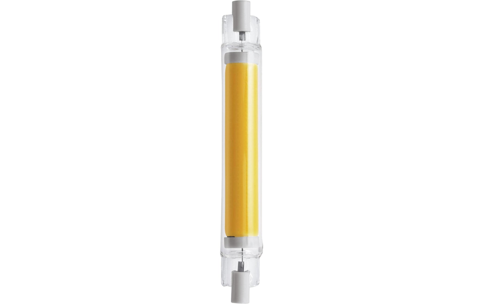 EGLO Leuchtmittel R7s Stabform – 806 lm, 8 W, Warmweiss 2700 K, dimmbar – IP20 – 1 Stk. – Transparent, Glas