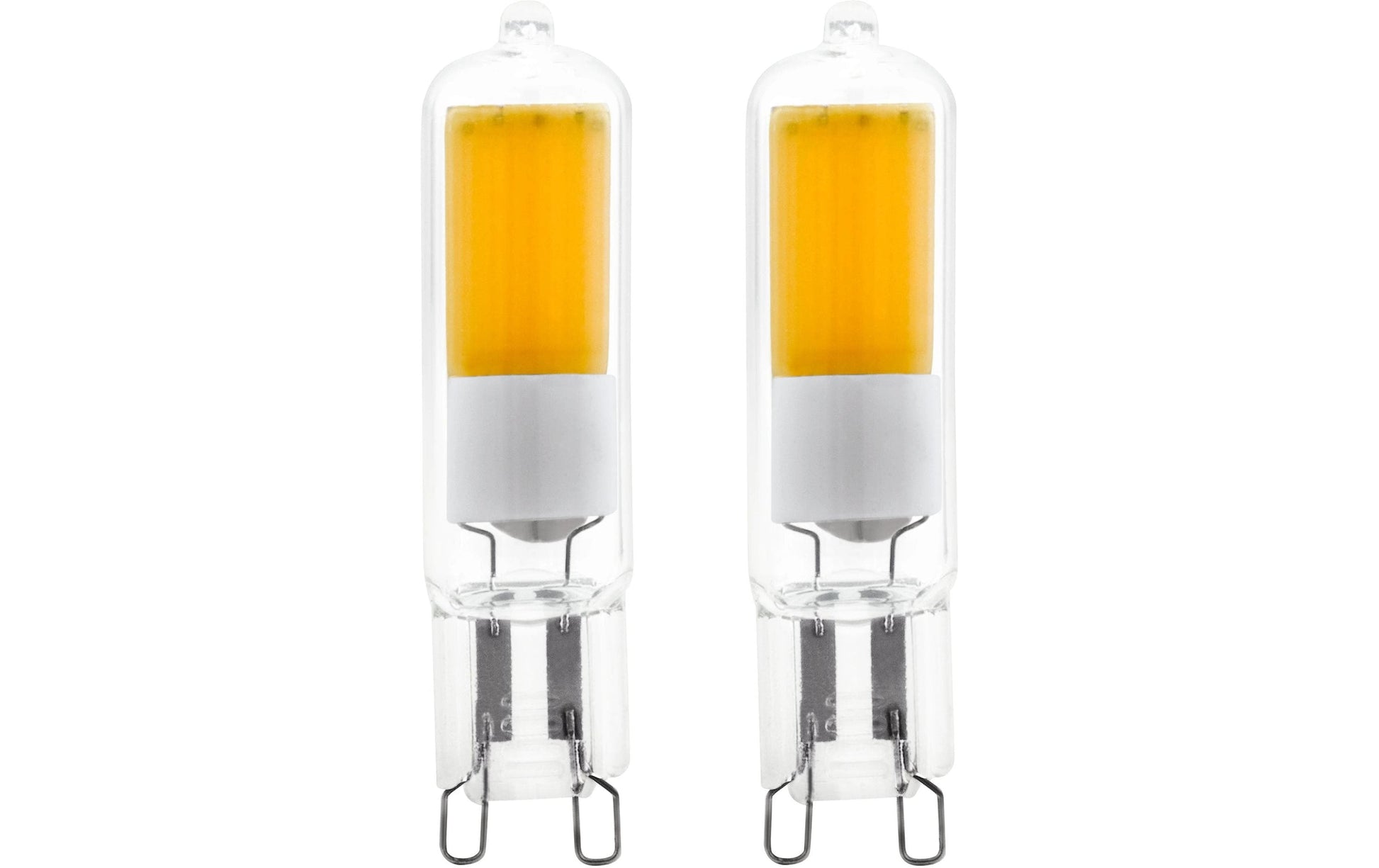EGLO LED-Leuchtmittel G9 Spezialform – Warmweiss 3000 K, 200 lm, 2 W – IP20 – 1 Stk. – Transparent, Glas