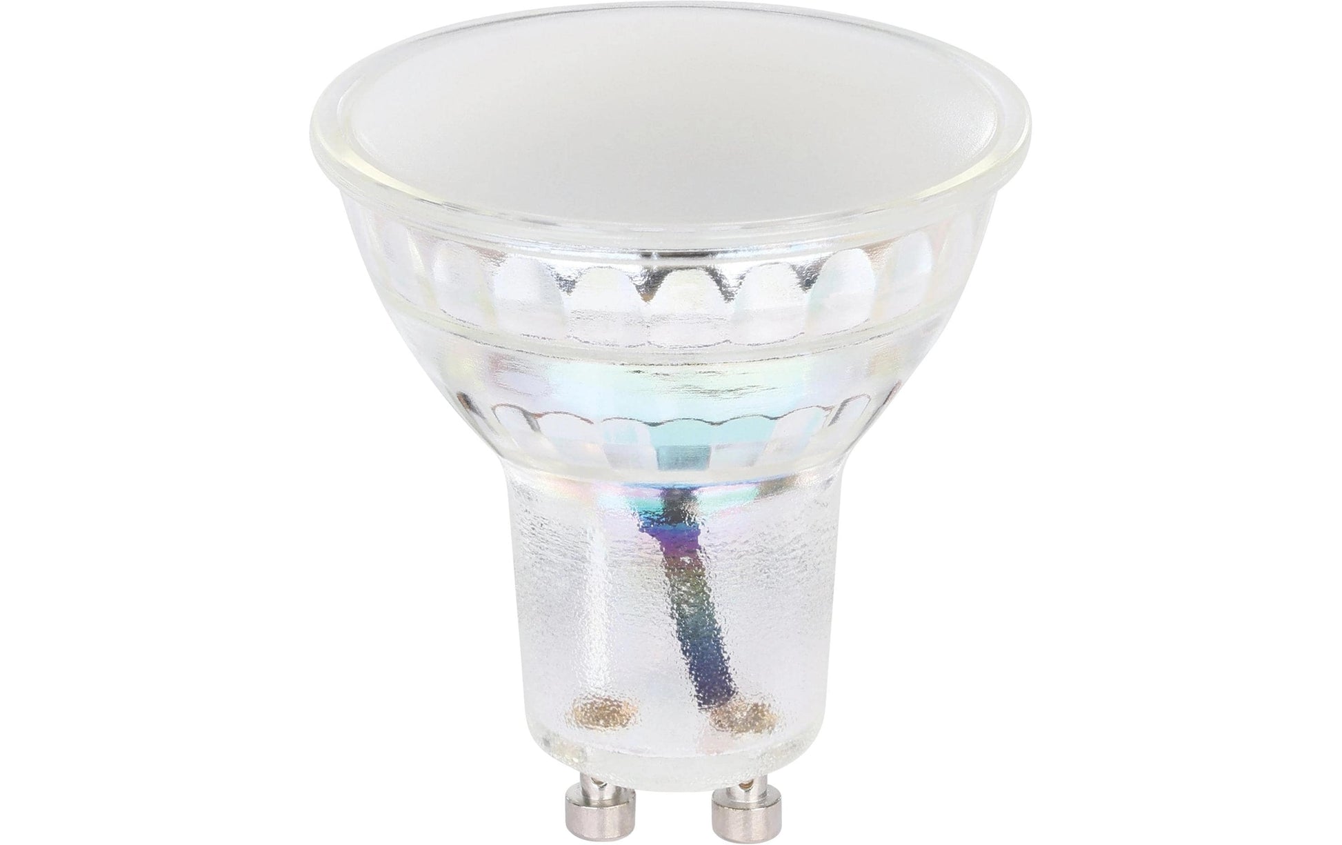 EGLO Leuchtmittel GU10 Reflektor – Warmweiss 3000 K, 500 lm, 5,8 W, 360°, dimmbar – IP20 – 1 Stk. – Glas