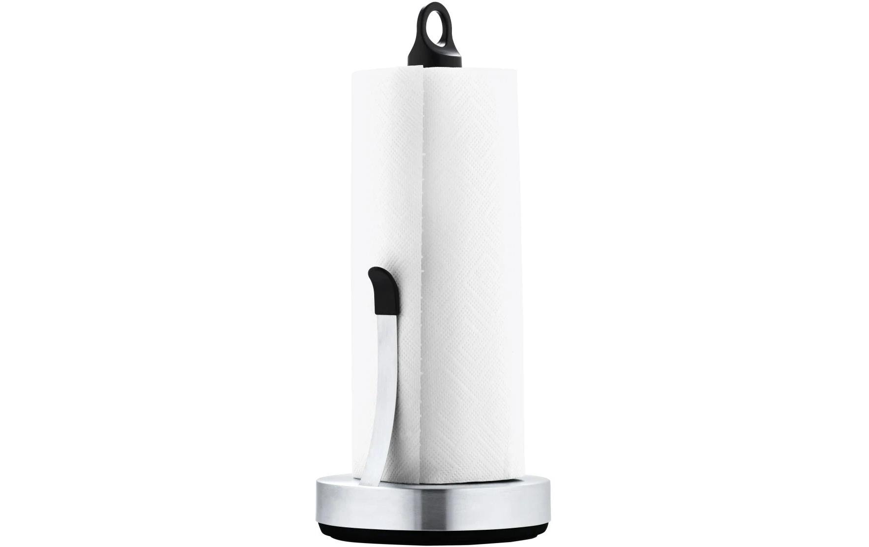 Blomus LOOP – Küchenrollenhalter Ø 15 × 34 cm, Edelstahl, Silber