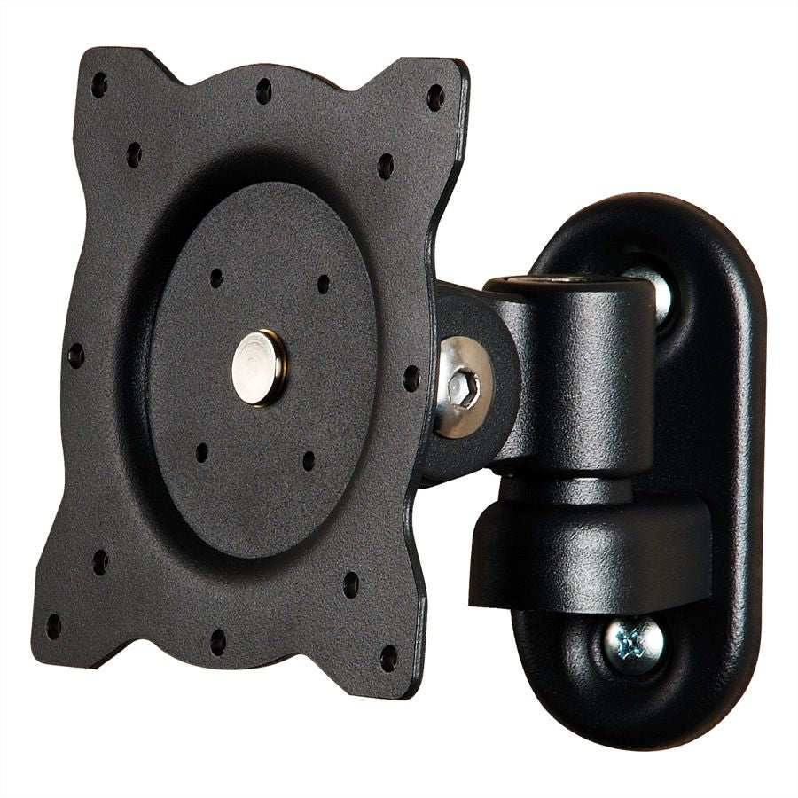 ROLINE Monitor-Wandhalterung – 1 Monitor – VESA 75×75/100×100 mm – bis 10 kg/Monitor – 3 Gelenke, schwenkbar