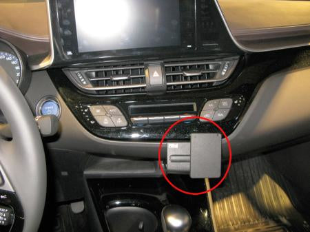 Brodit Auto-Halterung, ProClip (passiv) – für Toyota C-HR – Schwarz, ABS