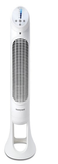 Honeywell Turmventilator QuietSet – 23 W, 5 Stufen, oszillierend, Timer, Fernbedienung