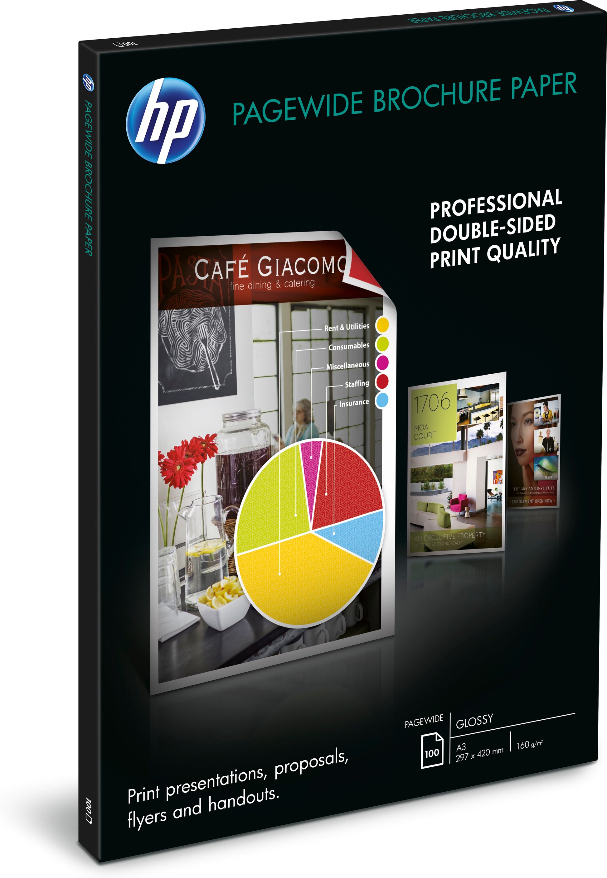 HP Designpapier – A3, 160 g/m², 100 Blatt