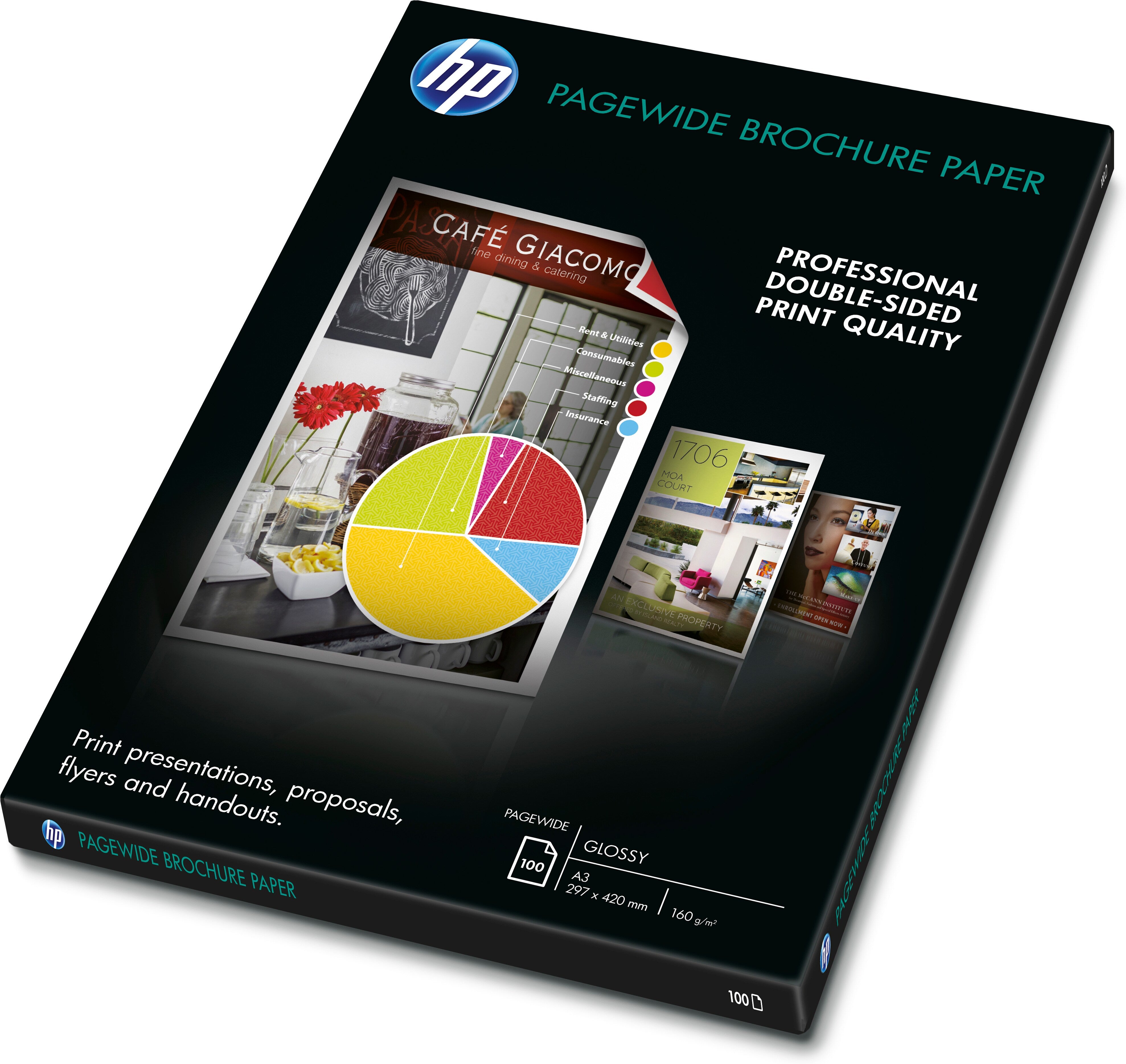 HP Designpapier – A3, 160 g/m², 100 Blatt