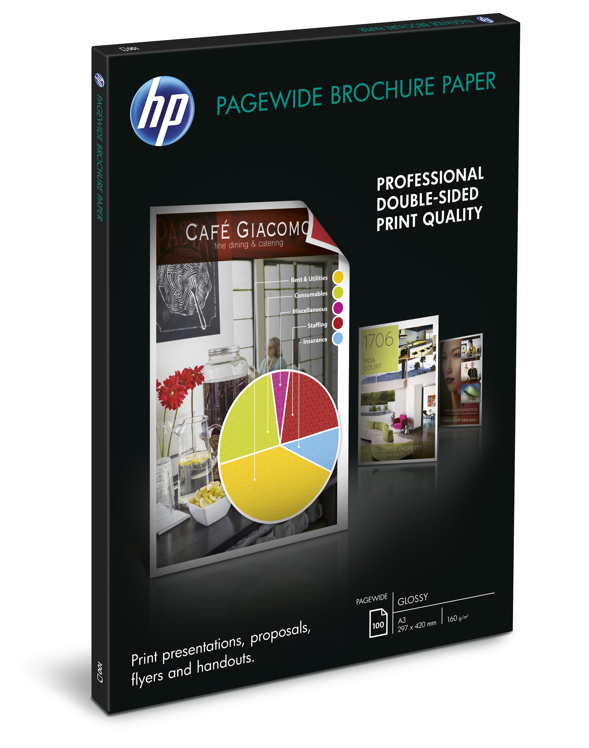 HP Designpapier – A3, 160 g/m², 100 Blatt