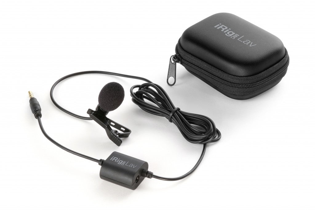 IK Multimedia iRig Mic Lav – Lavaliermikrofon – 3,5 mm Klinke, kabelgebunden, 30–16'000 Hz, für iOS/Android