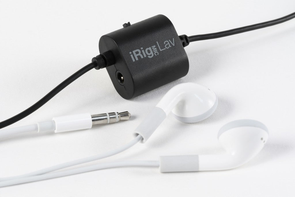 IK Multimedia iRig Mic Lav – Lavaliermikrofon – 3,5 mm Klinke, kabelgebunden, 30–16'000 Hz, für iOS/Android