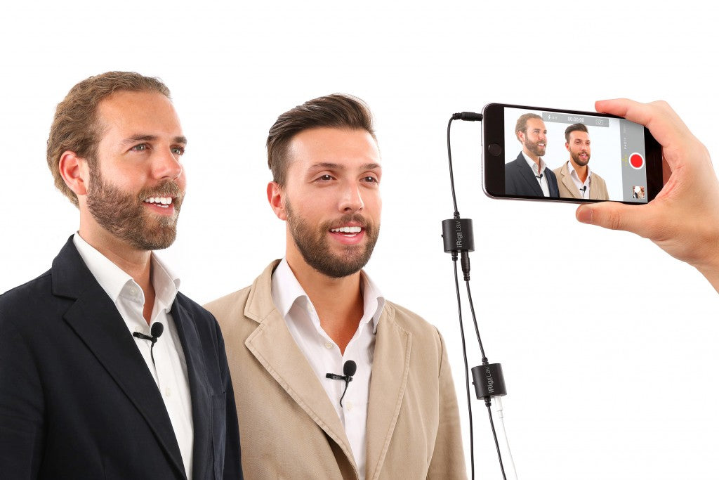 IK Multimedia iRig Mic Lav – Lavaliermikrofon – 3,5 mm Klinke, kabelgebunden, 30–16'000 Hz, für iOS/Android