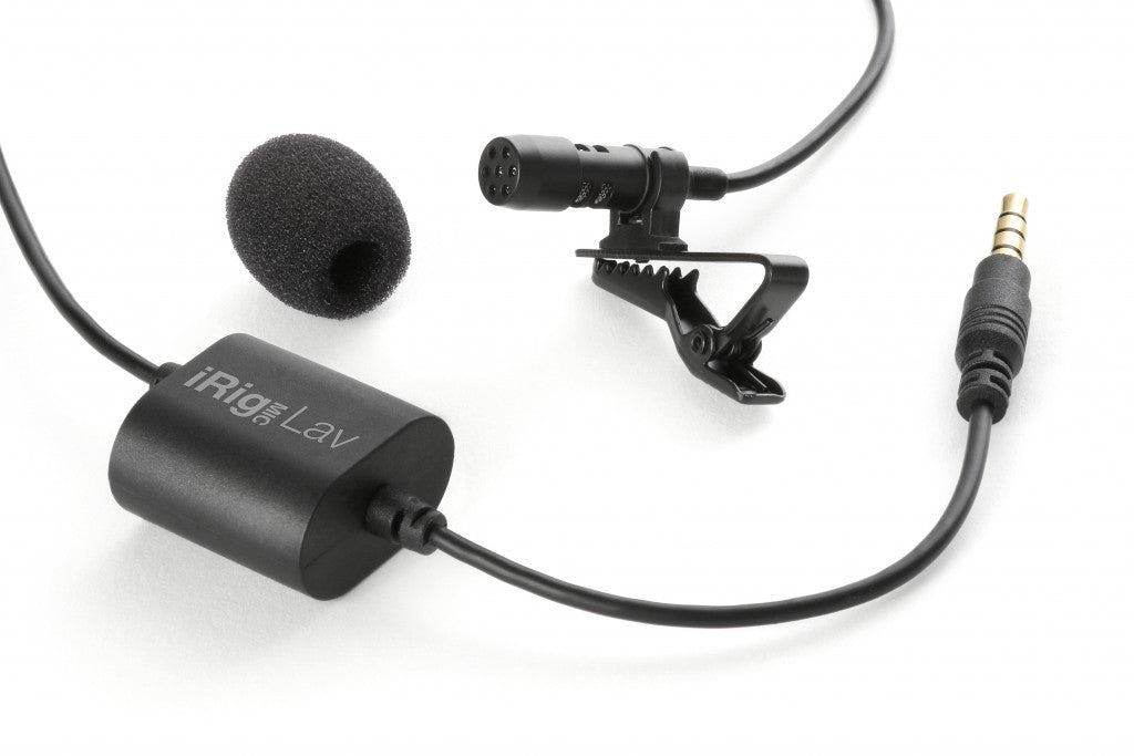 IK Multimedia iRig Mic Lav – Lavaliermikrofon – 3,5 mm Klinke, kabelgebunden, 30–16'000 Hz, für iOS/Android