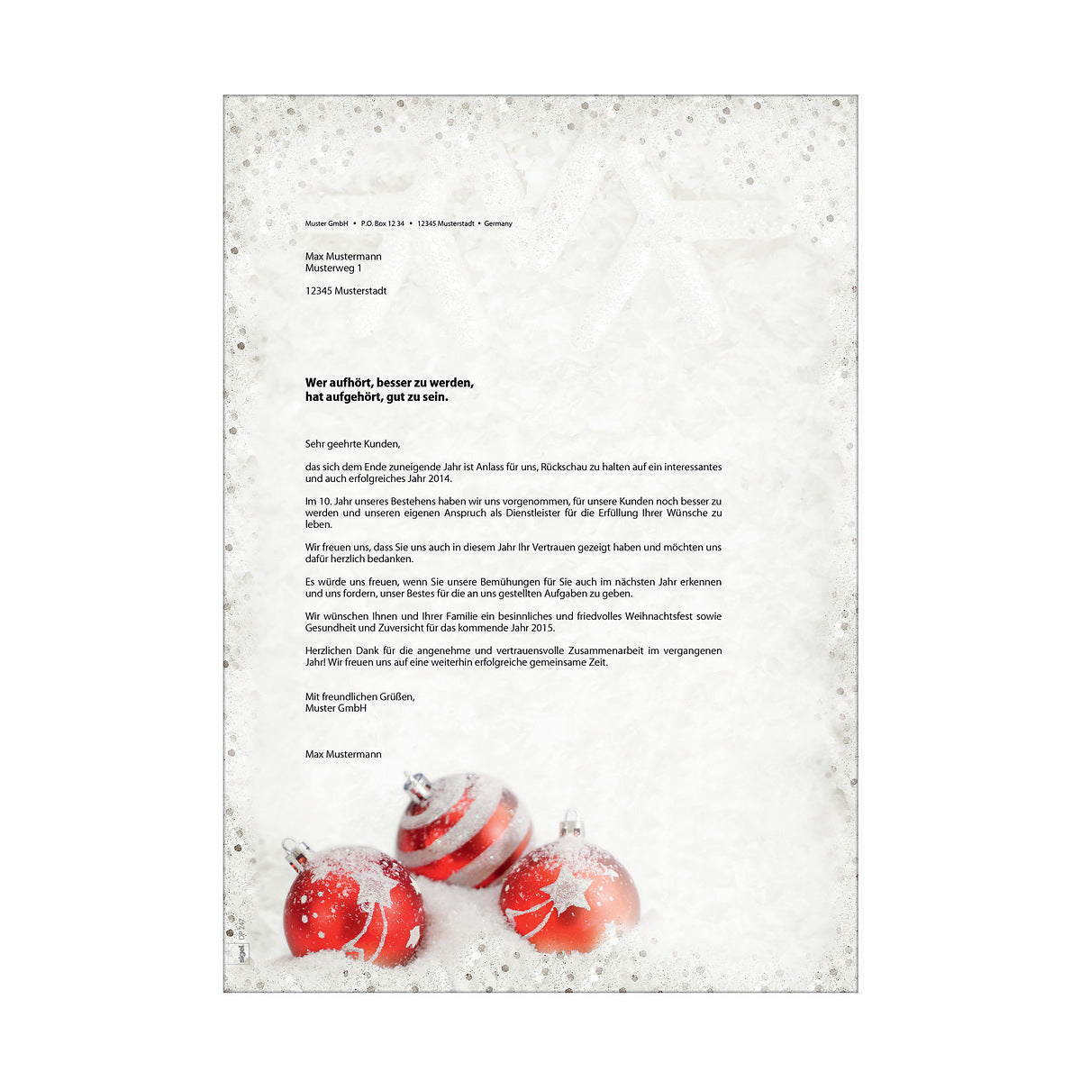 Sigel Motivpapier – A4, 90 g/m², mehrfarbig, Motiv: Winter Flair – für Inkjet/Laser/Kopierer – FSC – 100 Blatt