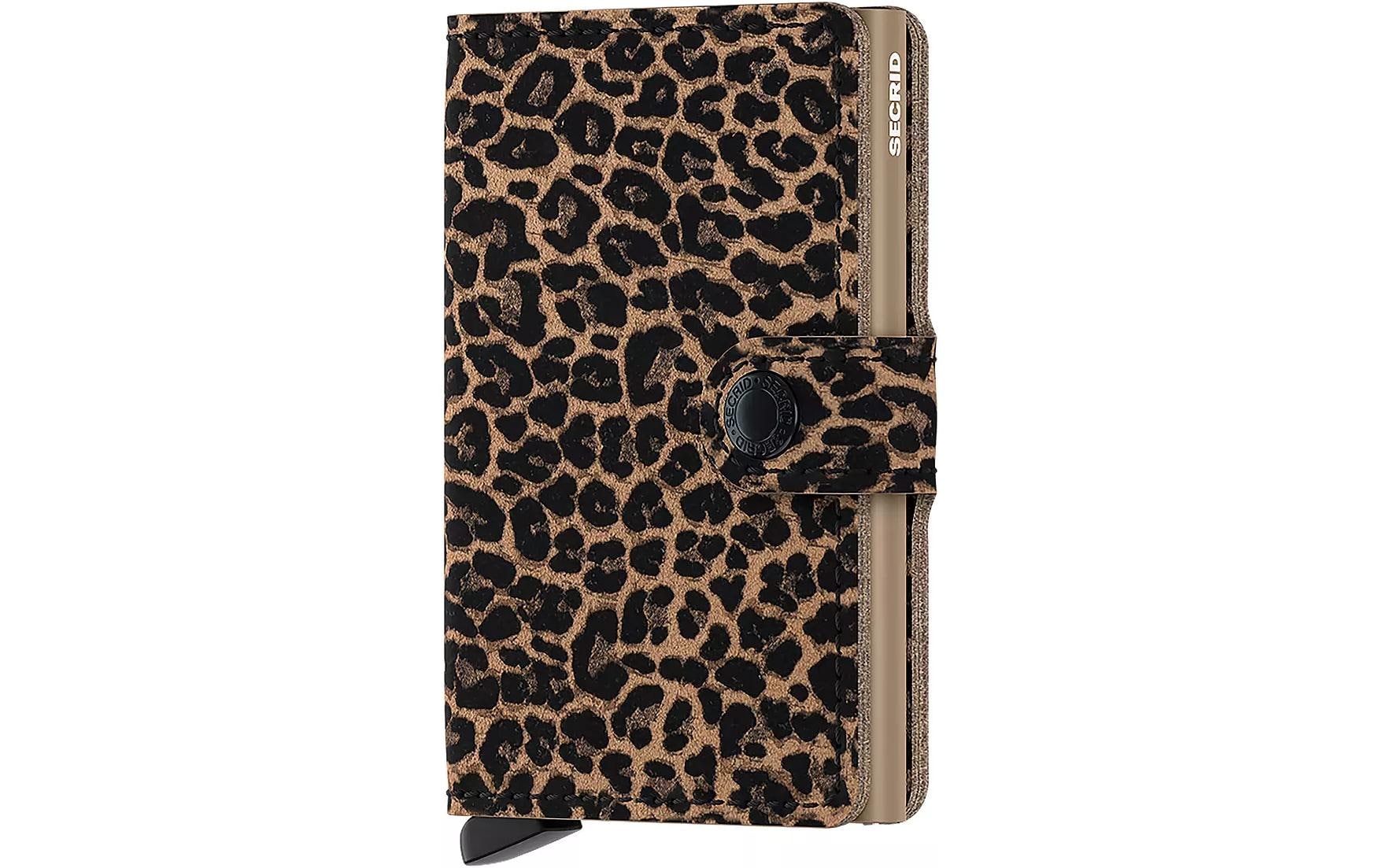 Secrid Miniwallet (Kartenetui) – RFID-Schutz – 65×21×102 mm, 4–6 Karten – Leder – Leo Beige