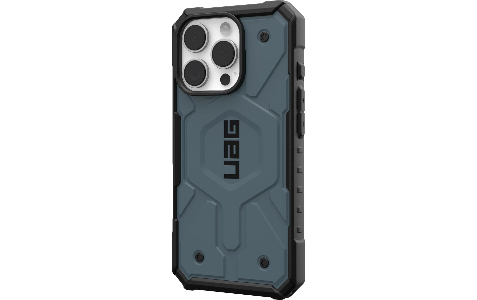 Urban Armor Gear Backcover Pathfinder – für Apple iPhone 16 Pro – blau – TPU, MagSafe-kompatibel