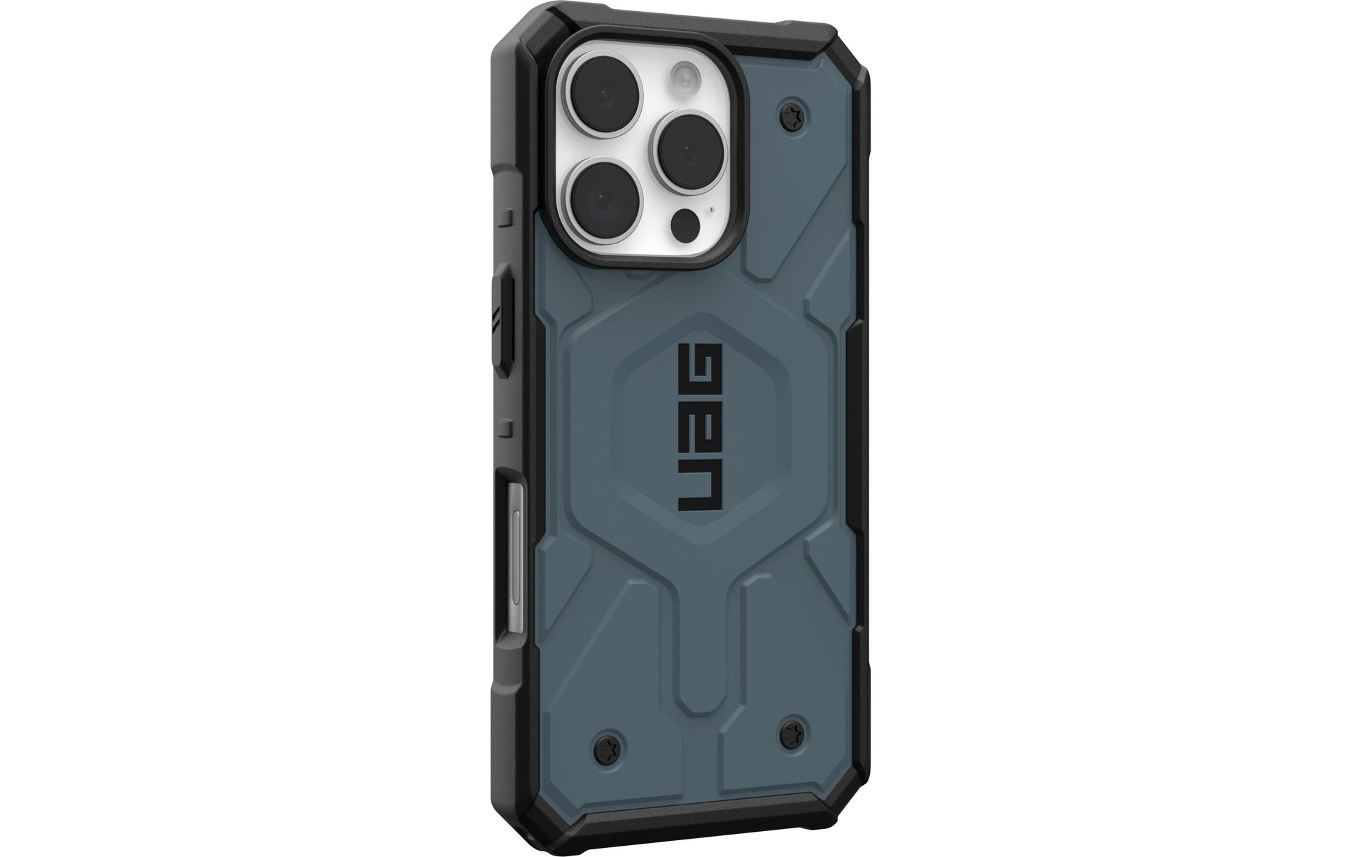 Urban Armor Gear Backcover Pathfinder – für Apple iPhone 16 Pro – blau – TPU, MagSafe-kompatibel