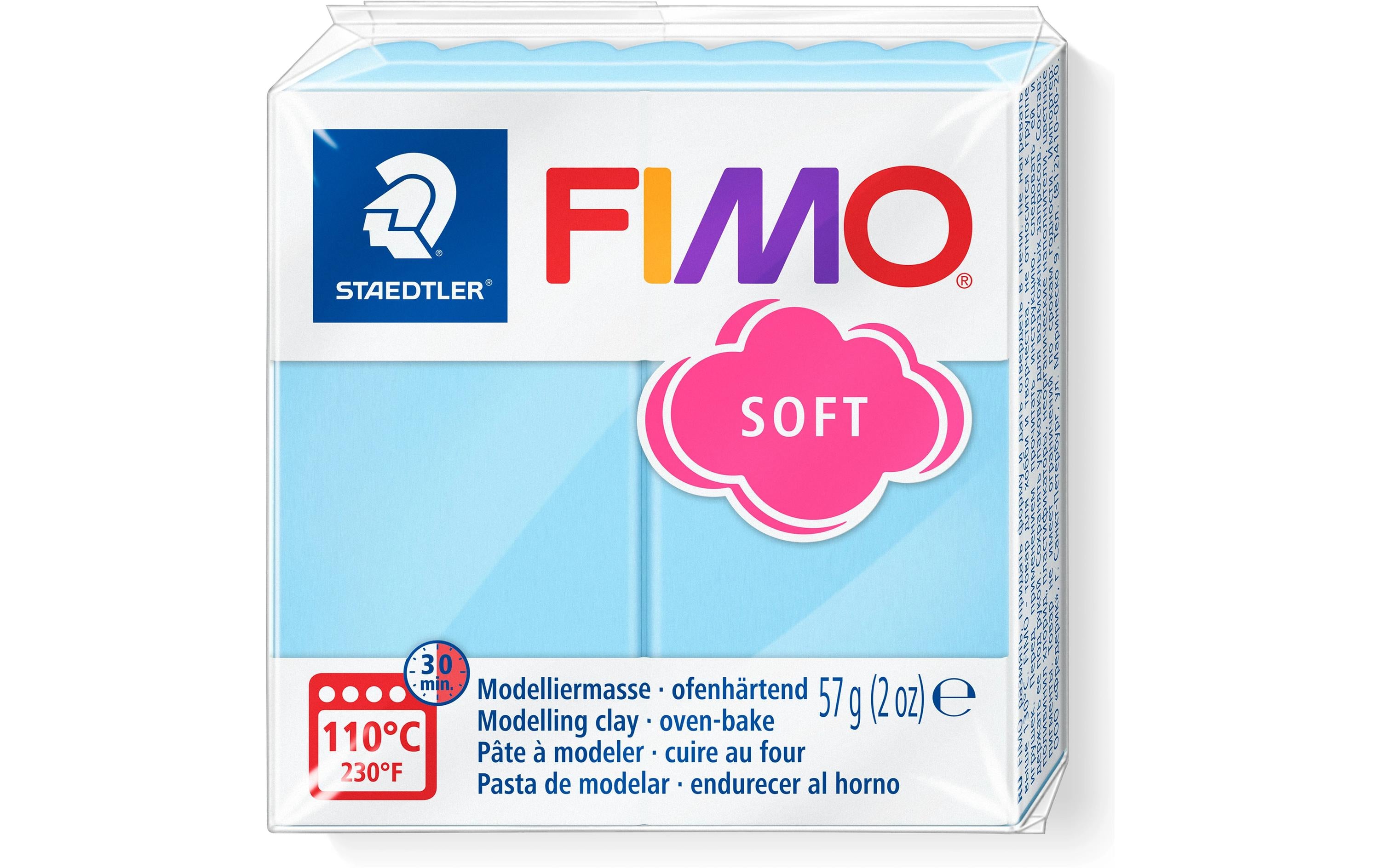 Staedtler FIMO – Modelliermasse (ofenhärtend), Eisblau, 57 g