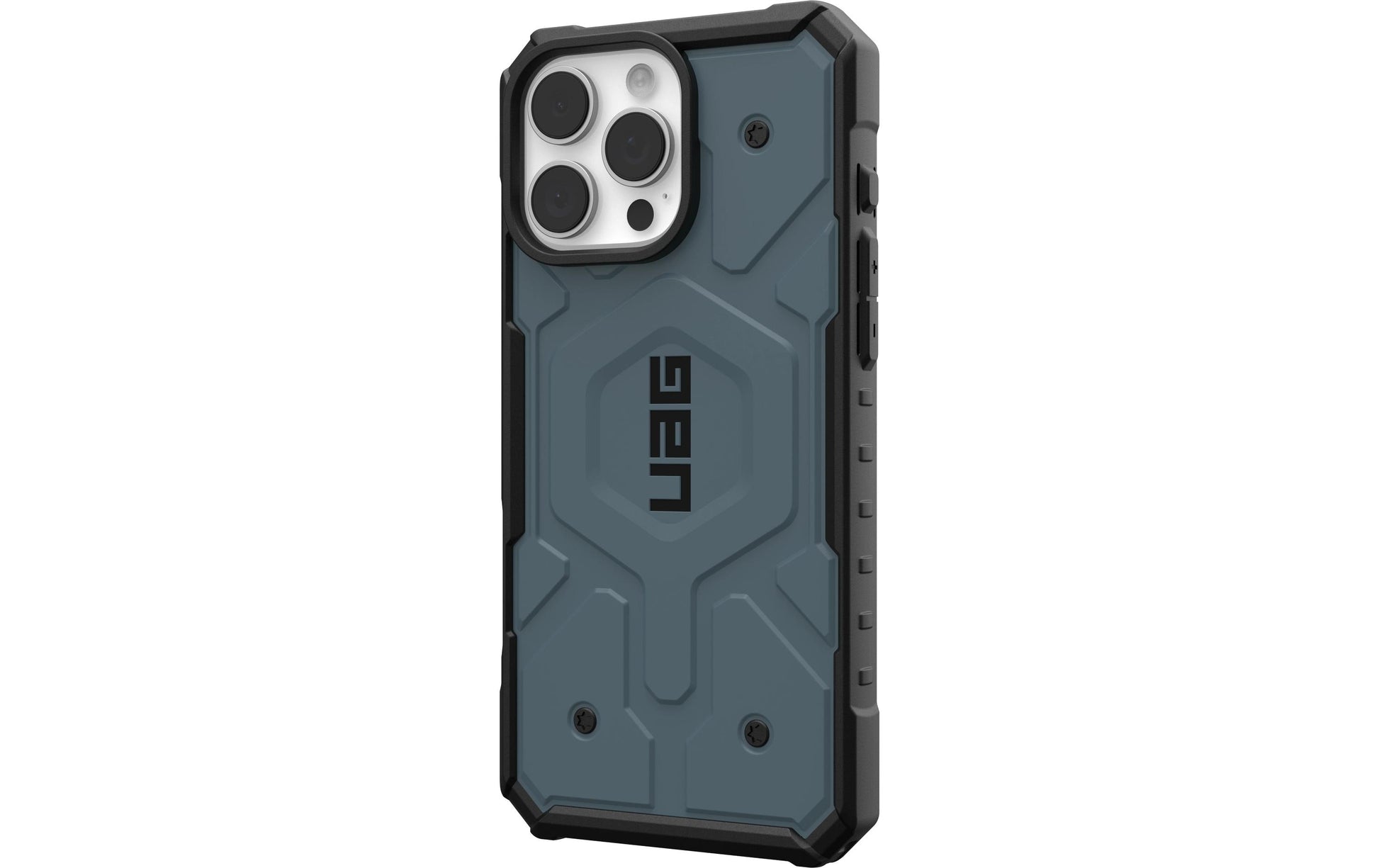 Urban Armor Gear UAG Pathfinder – Rückcover – für Apple iPhone 16 Pro Max, MagSafe, TPU, Himmelblau, bis 5,5 m Sturzsicher
