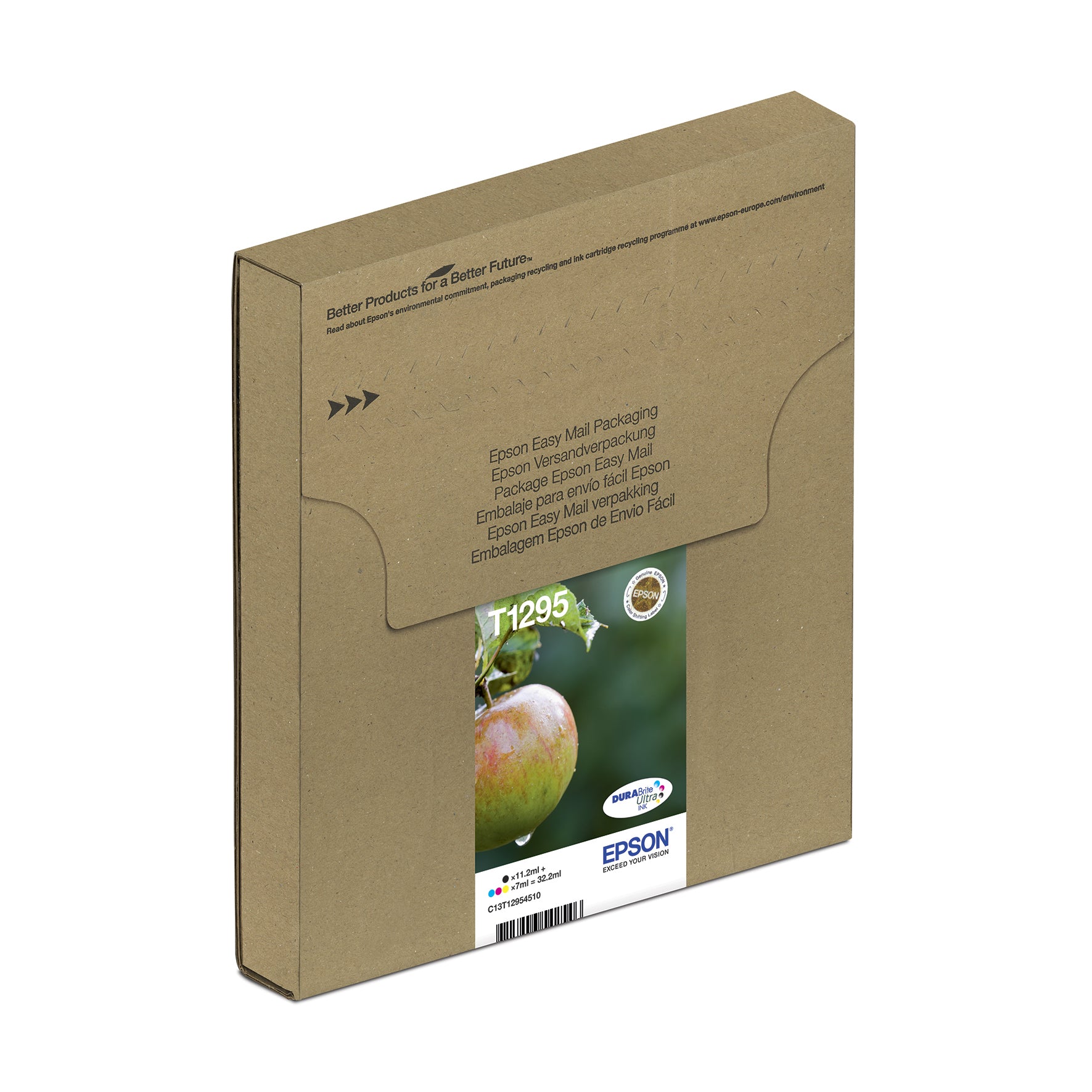 Epson T129 Tintenpatronen-Multipack, Schwarz/Cyan/Magenta/Gelb (Original) – für WorkForce, Stylus