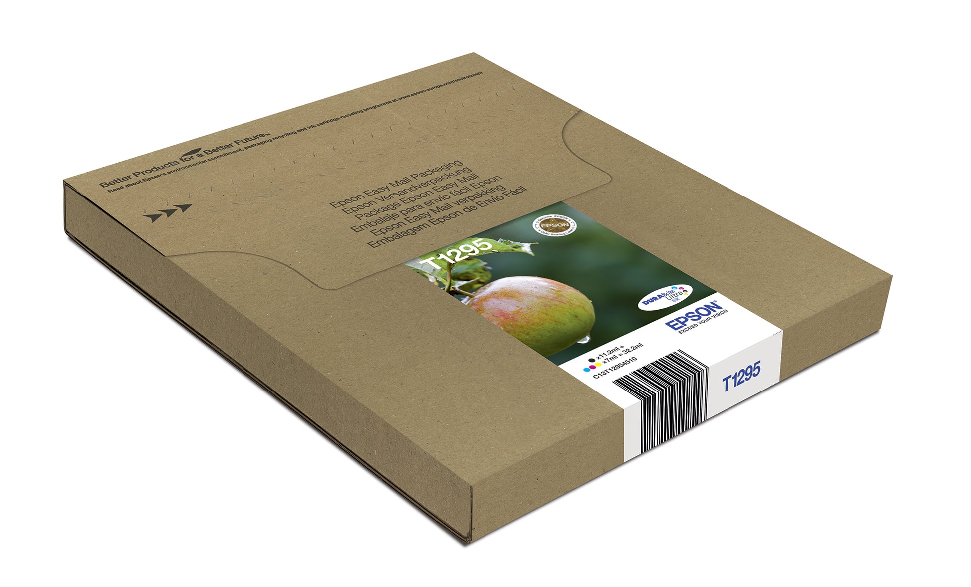 Epson T129 Tintenpatronen-Multipack, Schwarz/Cyan/Magenta/Gelb (Original) – für WorkForce, Stylus