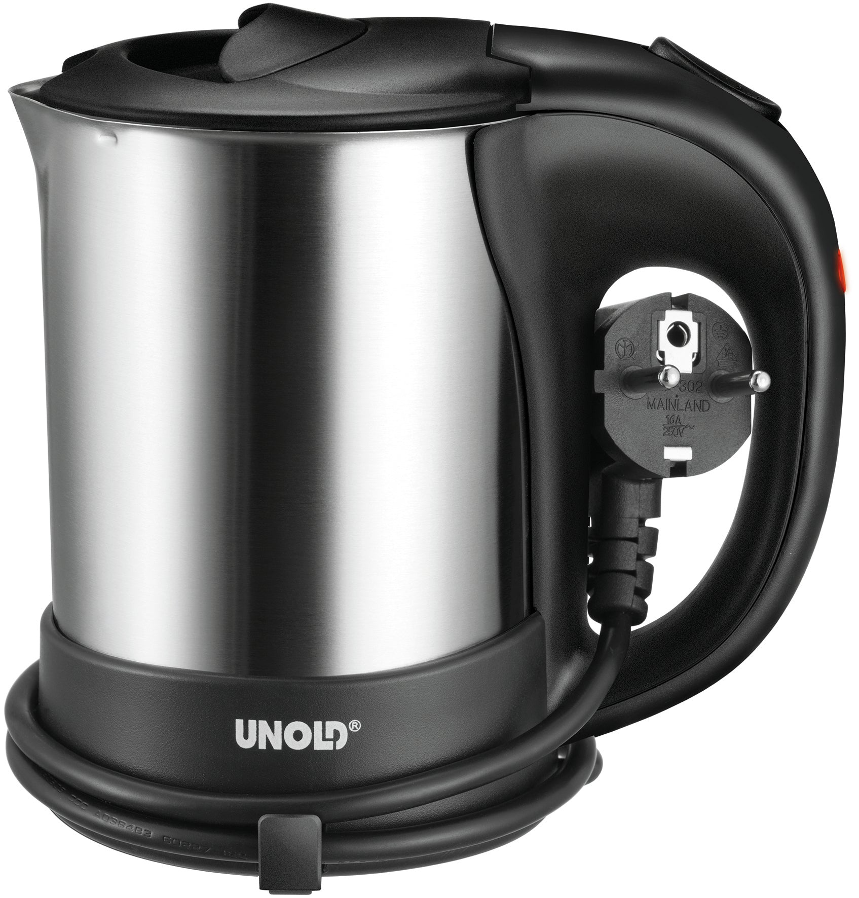 Unold Reiseblitzkocher – 0,5 l, Edelstahl, 18575