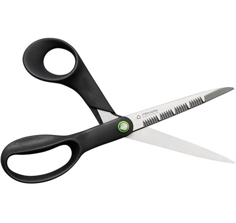 Fiskars Schere FF – rechtshändig, spülmaschinenfest – Edelstahl/Kunststoff – schwarz – 21 cm