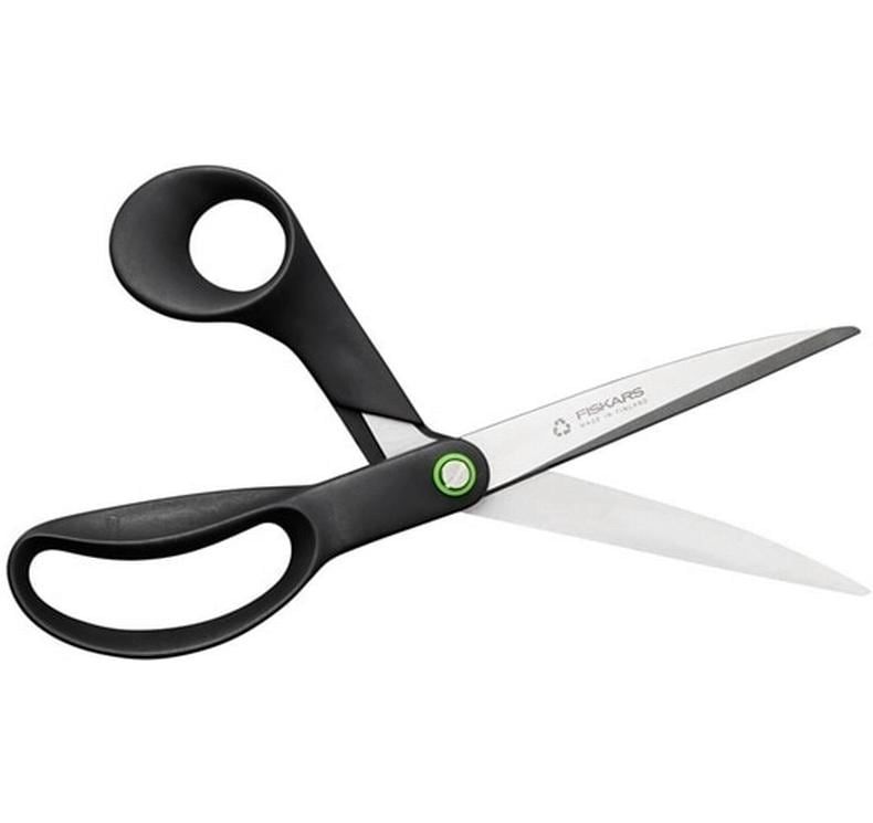 Fiskars Universalschere – 25 cm, Stahl, für Rechtshänder, Kunststoff, Schwarz