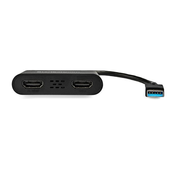 StarTech.com USB-A zu 2× HDMI Adapter – 4K (3840 × 2160) @ 30 Hz + 1080p, USB 3.2 Gen 1, für Windows