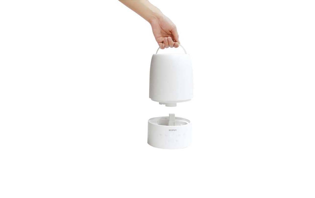 Ecofort ecoQ HumidAir U250 Luftbefeuchter – Verdunster, 250 ml/h, 2 l Tank, bis 35 m², Hygrostat