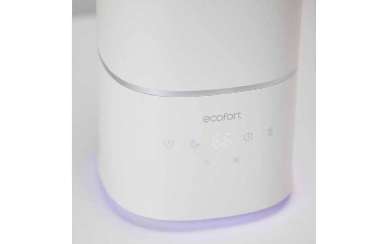 Ecofort Luftbefeuchter ecoQ HumidAir U400+ – Ultraschall, 400 ml/h, Tank 6 l, bis 55m², Hygrostat