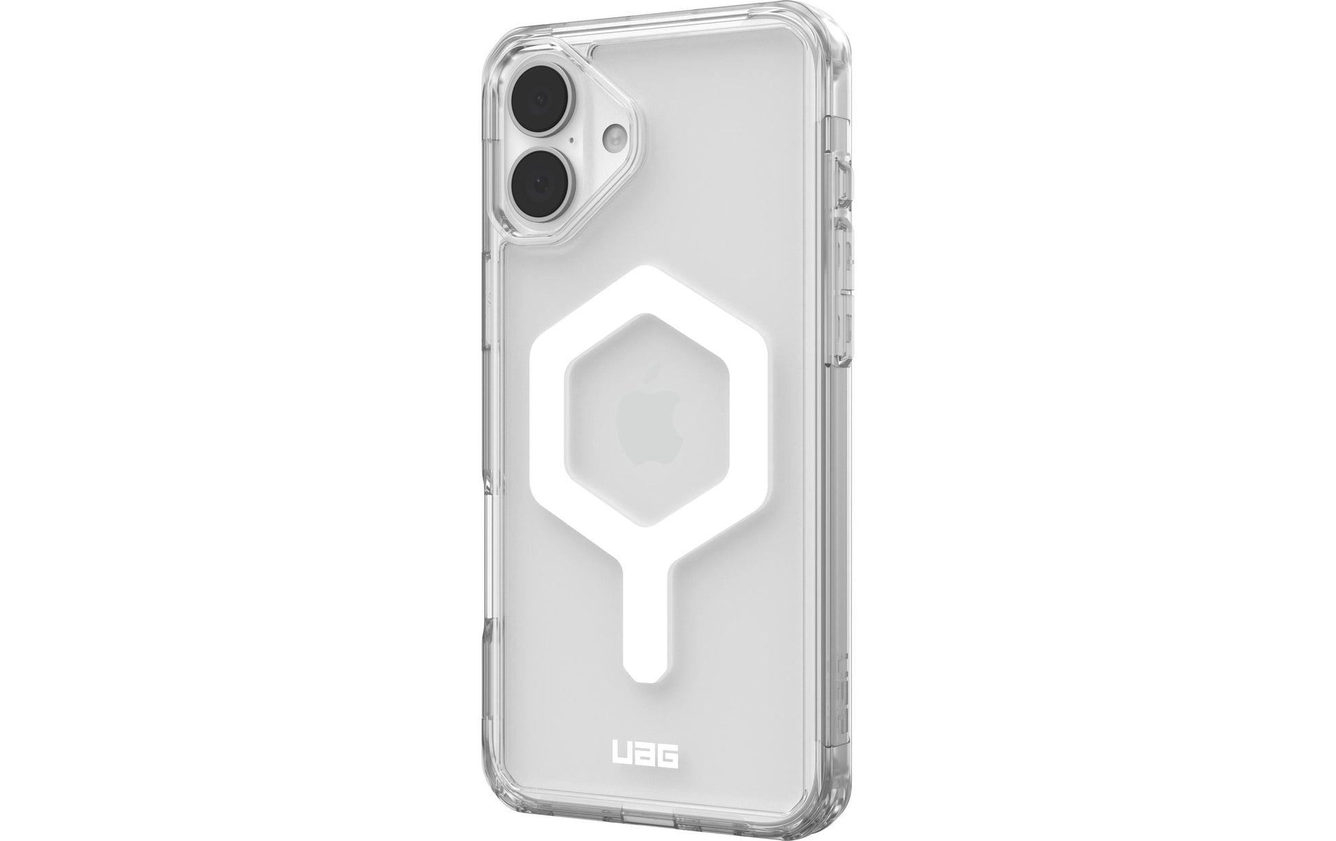 Urban Armor Gear UAG Plyo – Rückcover – für Apple iPhone 16 Plus – MagSafe, TPU, Eisweiss, bis 4,8 m Sturzsicher