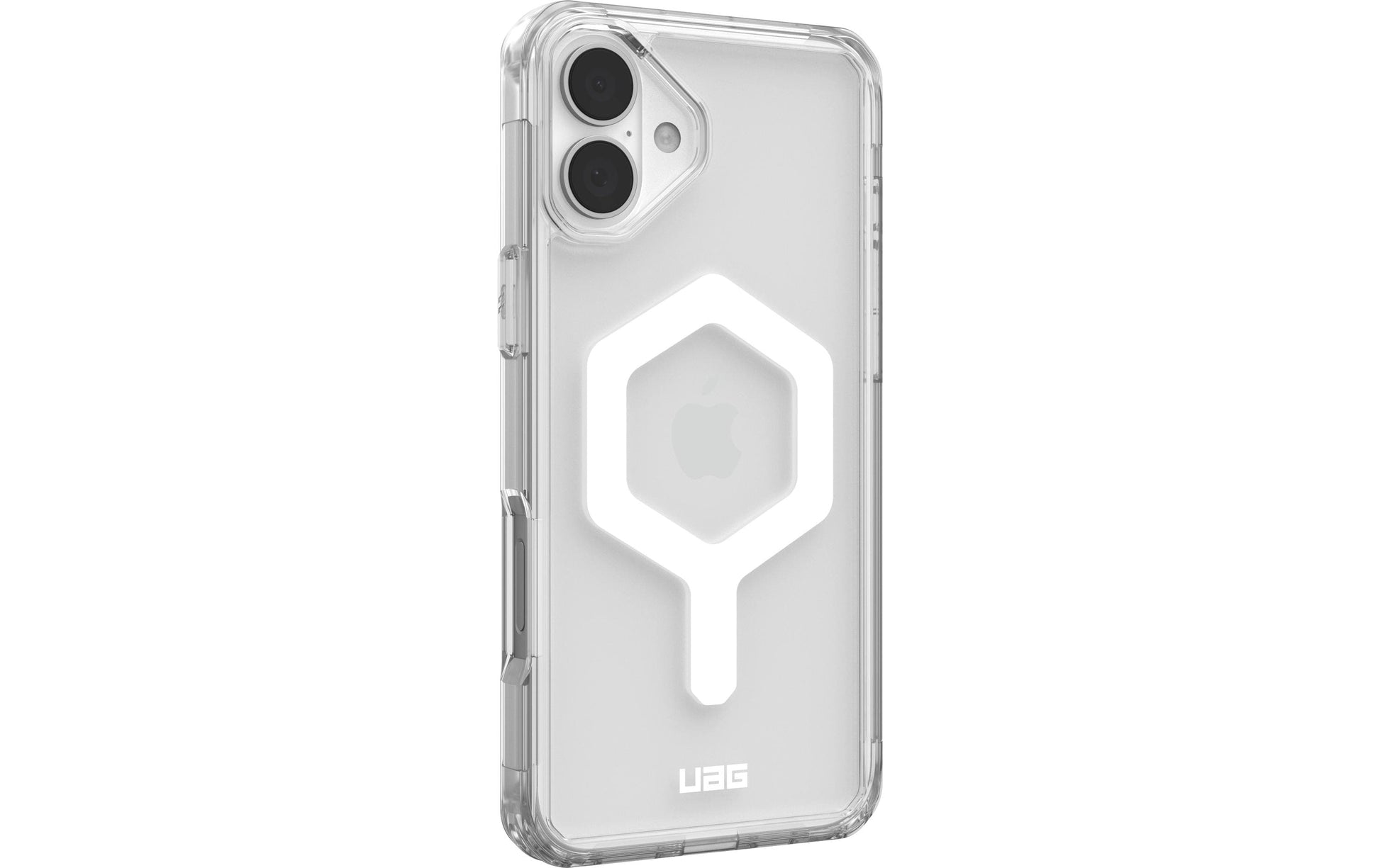 Urban Armor Gear UAG Plyo – Rückcover – für Apple iPhone 16 Plus – MagSafe, TPU, Eisweiss, bis 4,8 m Sturzsicher