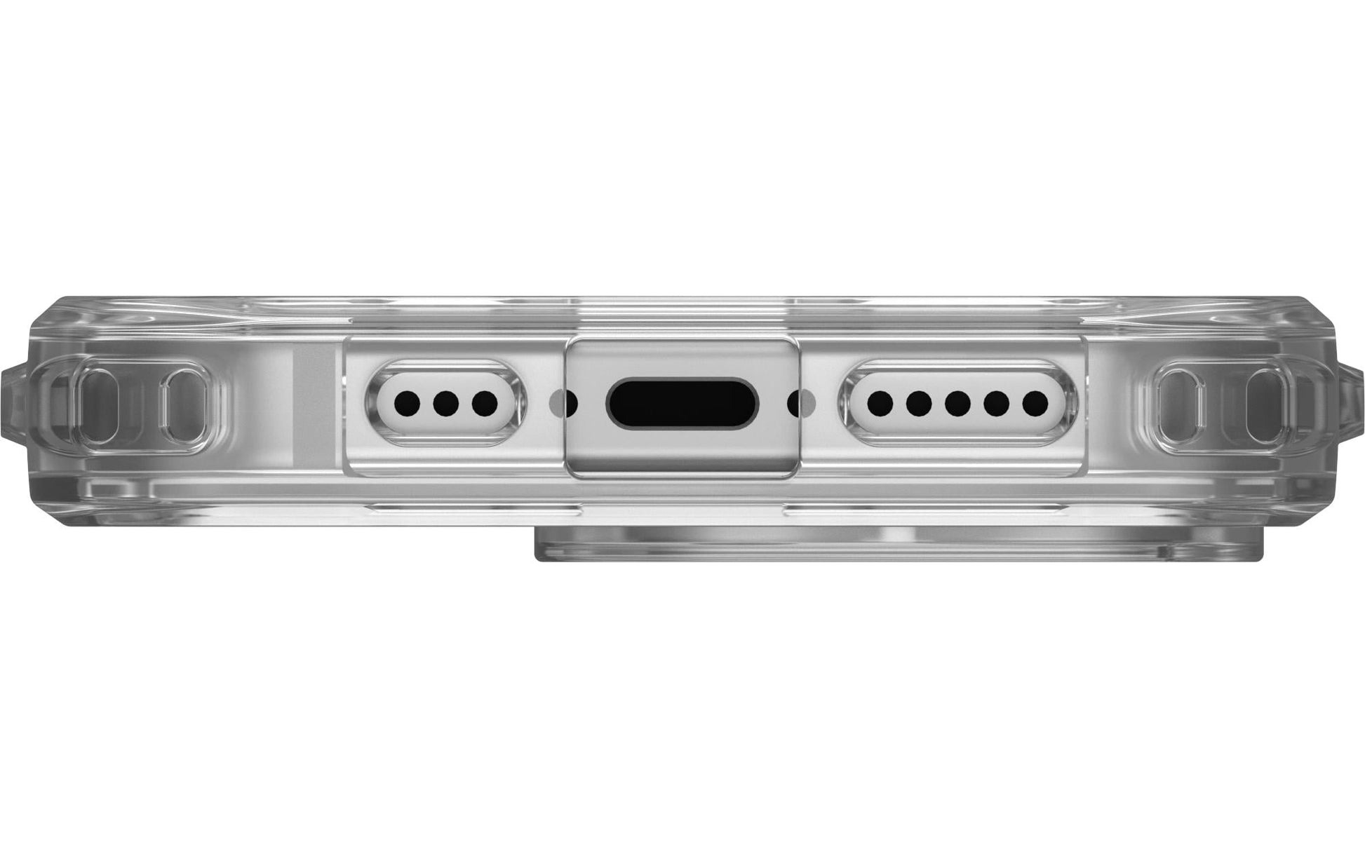Urban Armor Gear UAG – Backcover Plyo – für Apple iPhone 16 Pro – transparent/silber – TPU, MagSafe-kompatibel, stossdämpfend